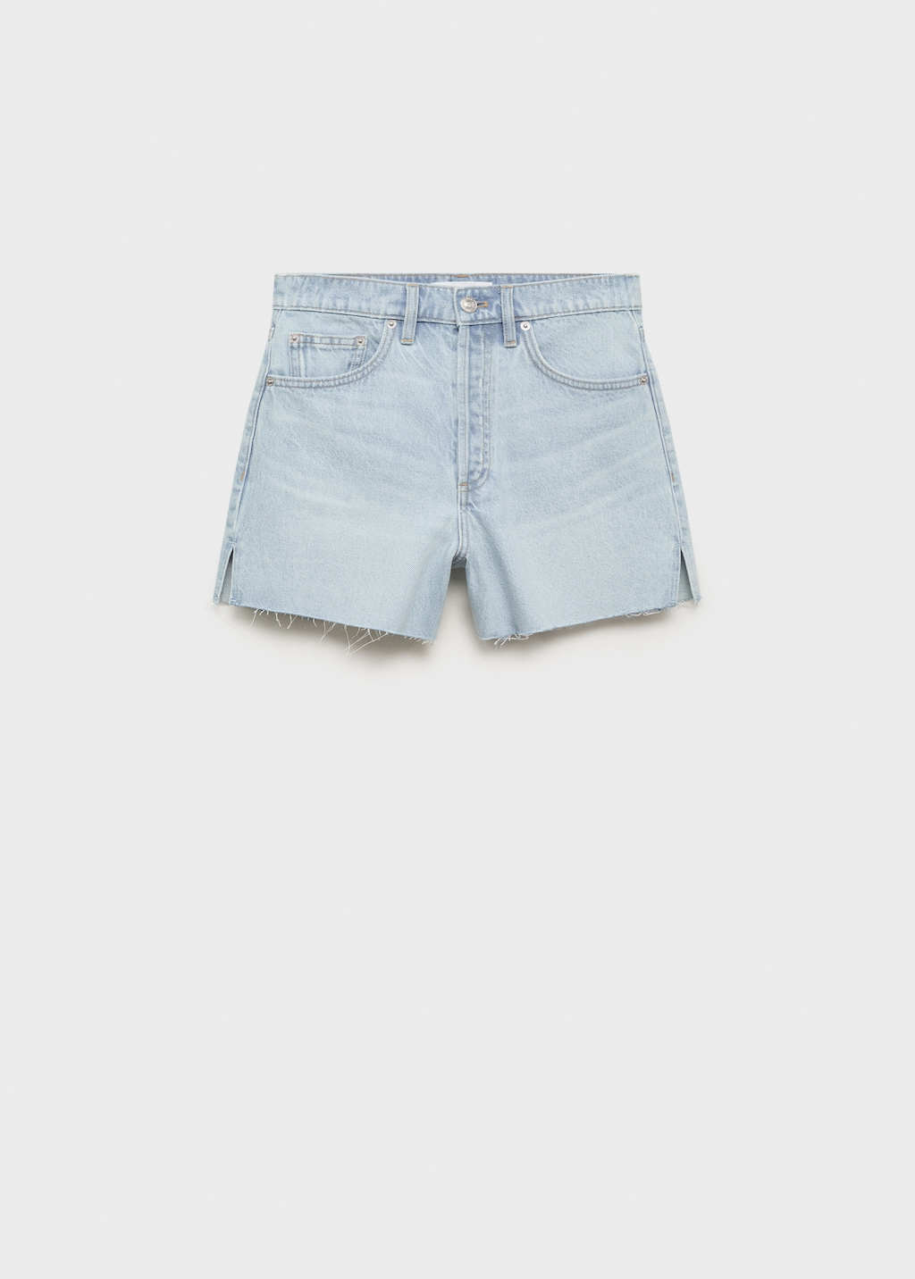 【EMIS】 FRAYED EDGE DENIM SHORTS /追跡付 Buy White Regular Length Frayed Edge Denim Shorts (3-16yrs