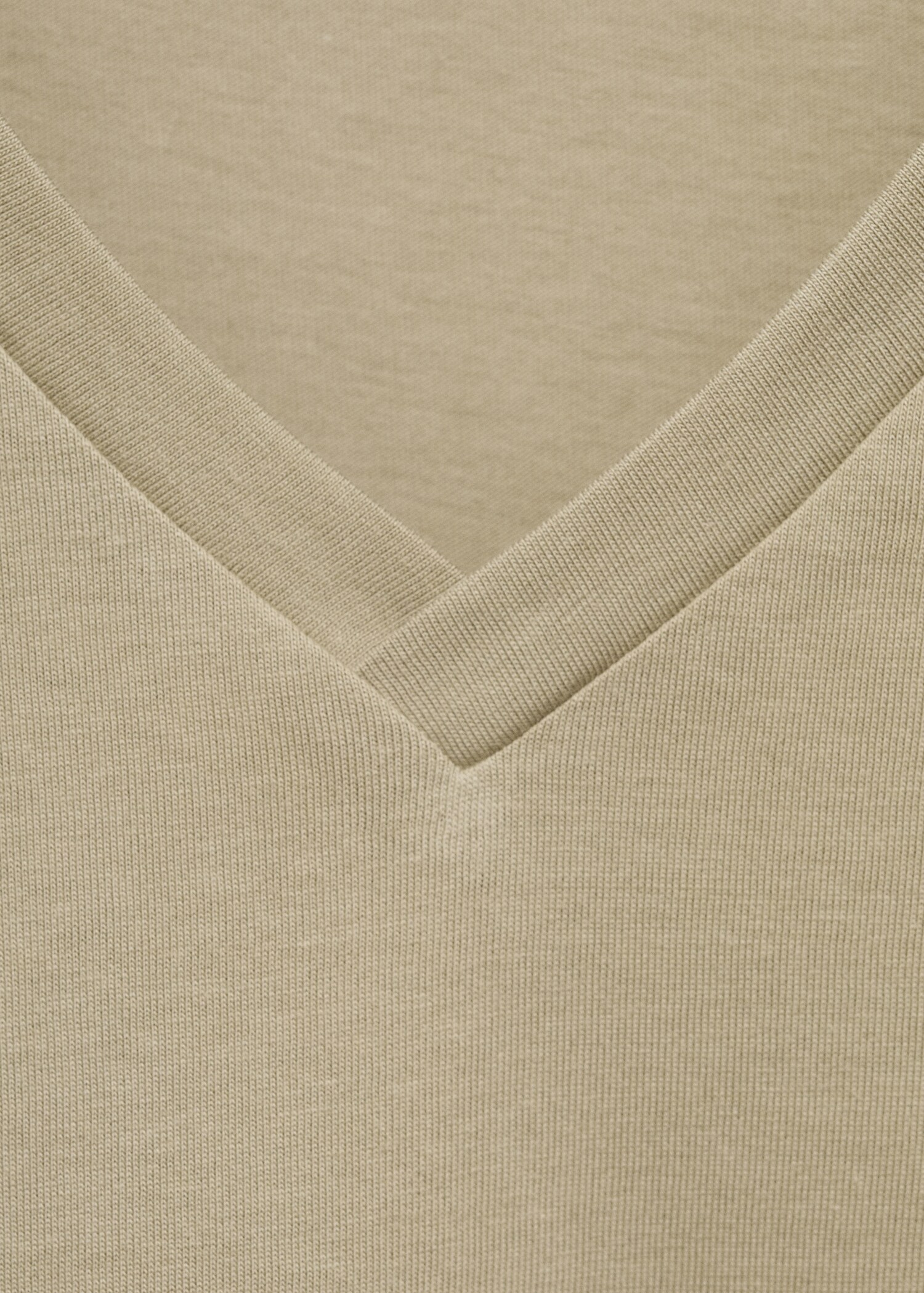 Camiseta algodón cuello pico - Detalle del artículo 8