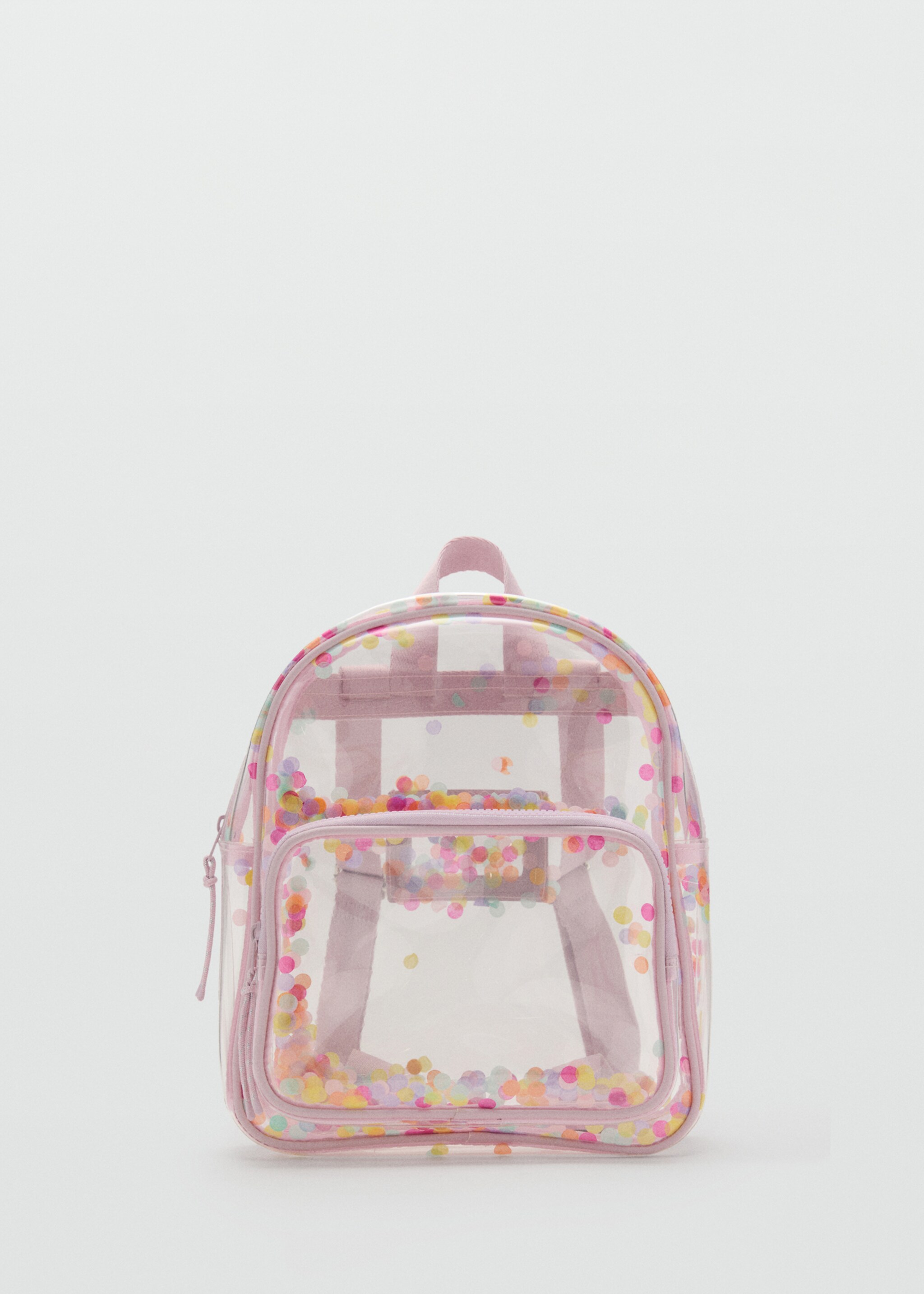 Transparent confetti backpack - Article without model