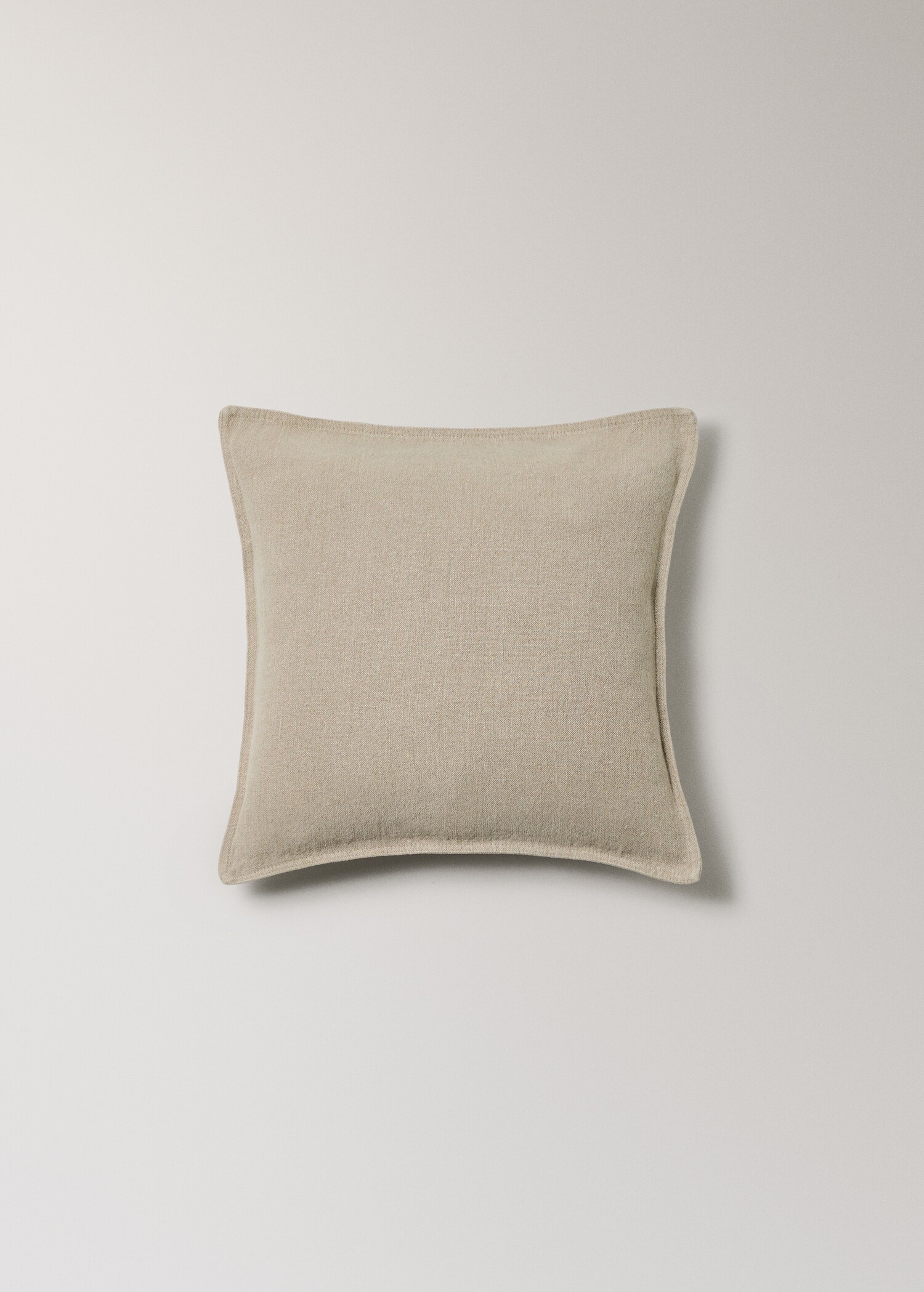Anyagvestett len ágytakaró huzat, 45x45 cm - Termék modell nélkül