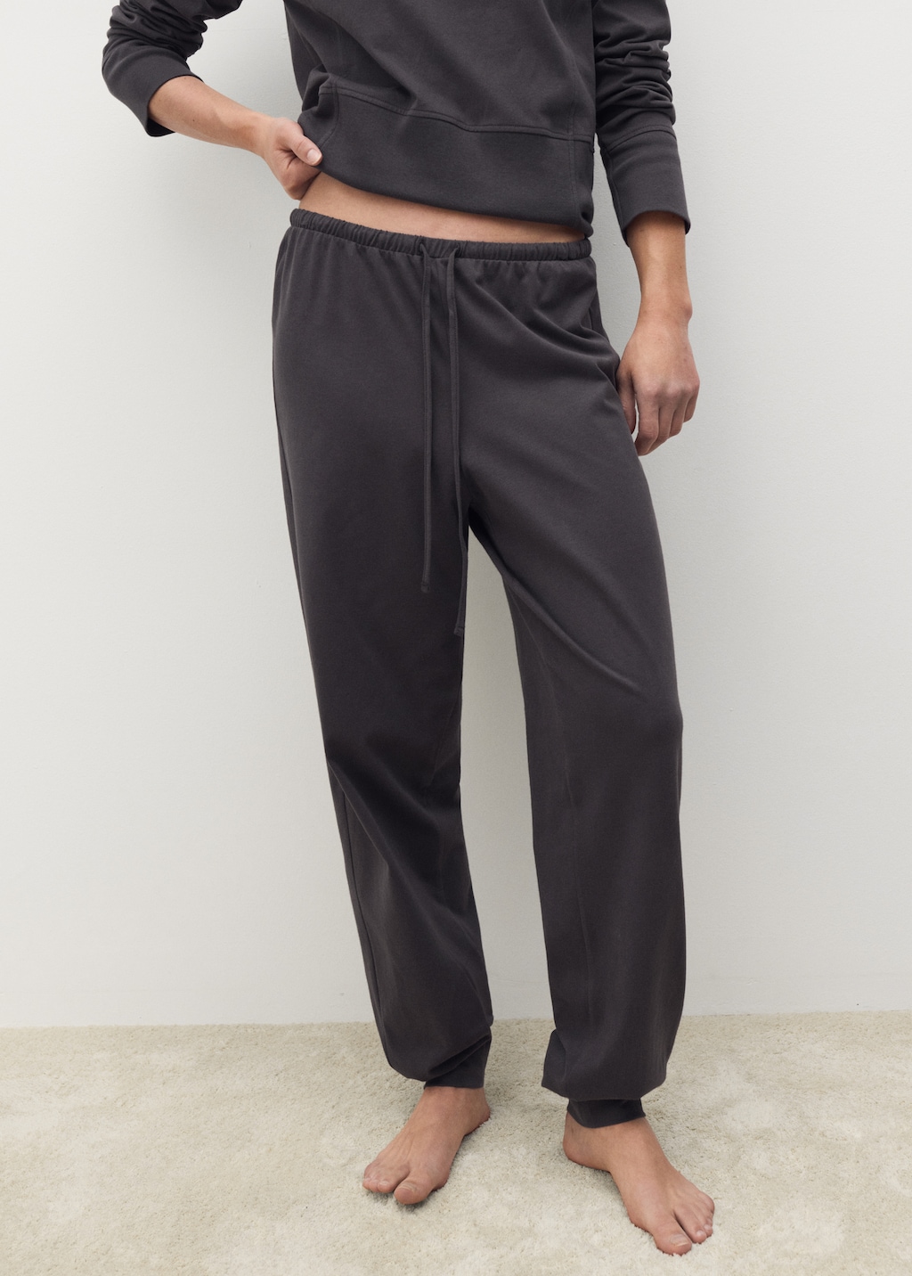 Soft-finish jogger pants