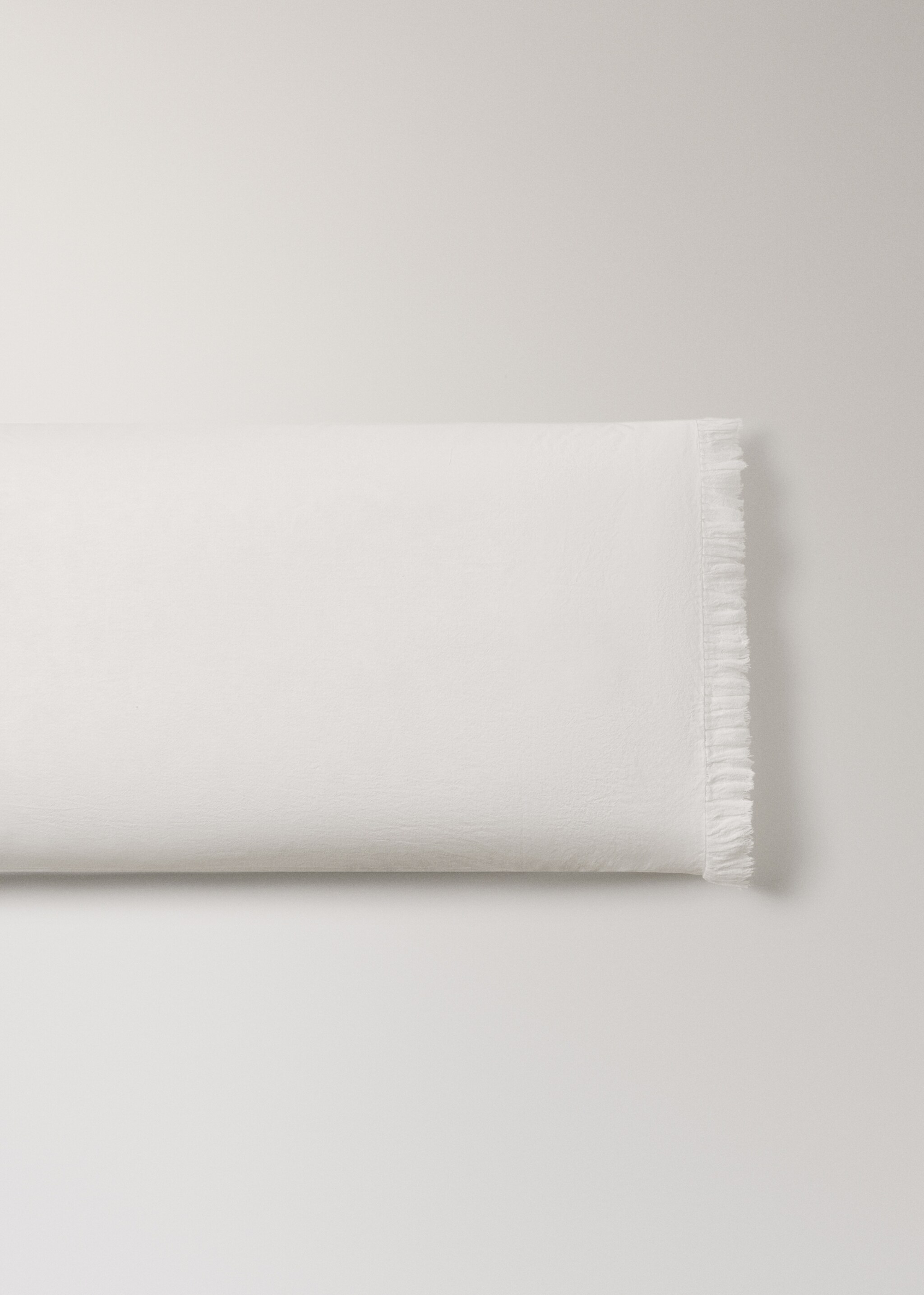 Cotton percale pillowcase with gauze frill 45x110 cm - Article without model