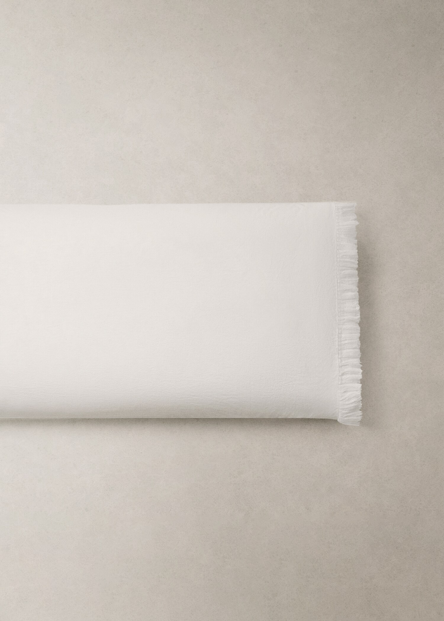 Percale cotton pillowcase with gauze ruffle 45x110 cm - Details of the article 7