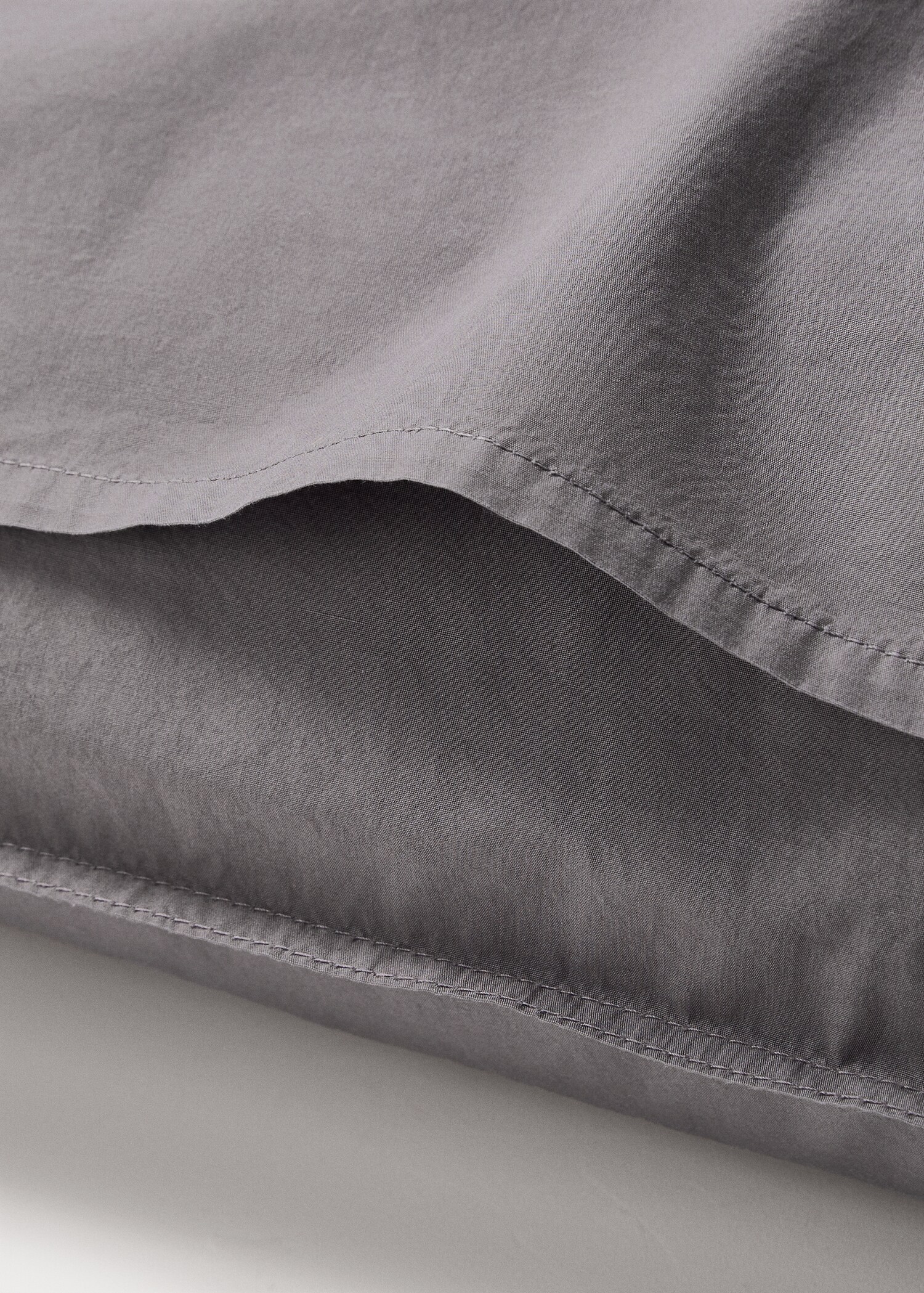Two cotton poplin double-stitched pillowcases 50x75 cm - Details of the article 3