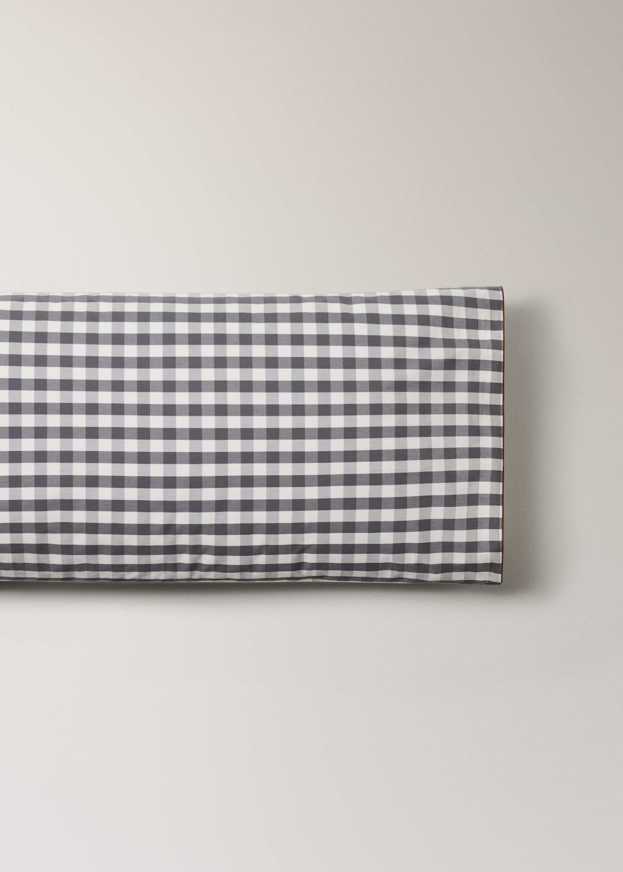 Funda almohada algodón percal cuadro vichy 45x110 cm - Artículo sin modelo