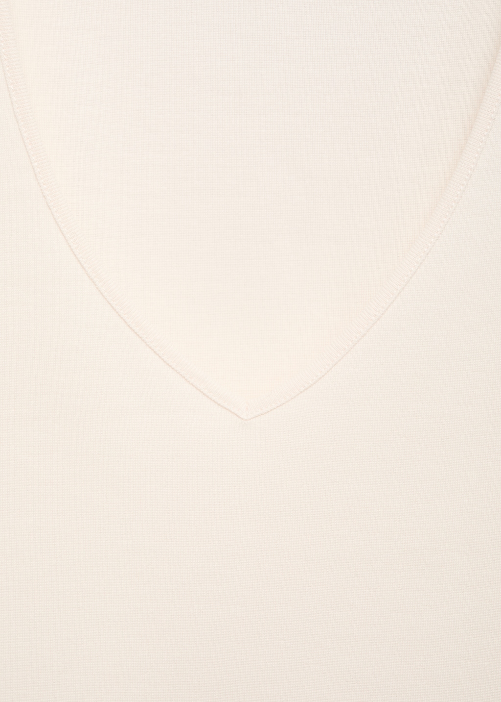 Cotton V-neck tank top