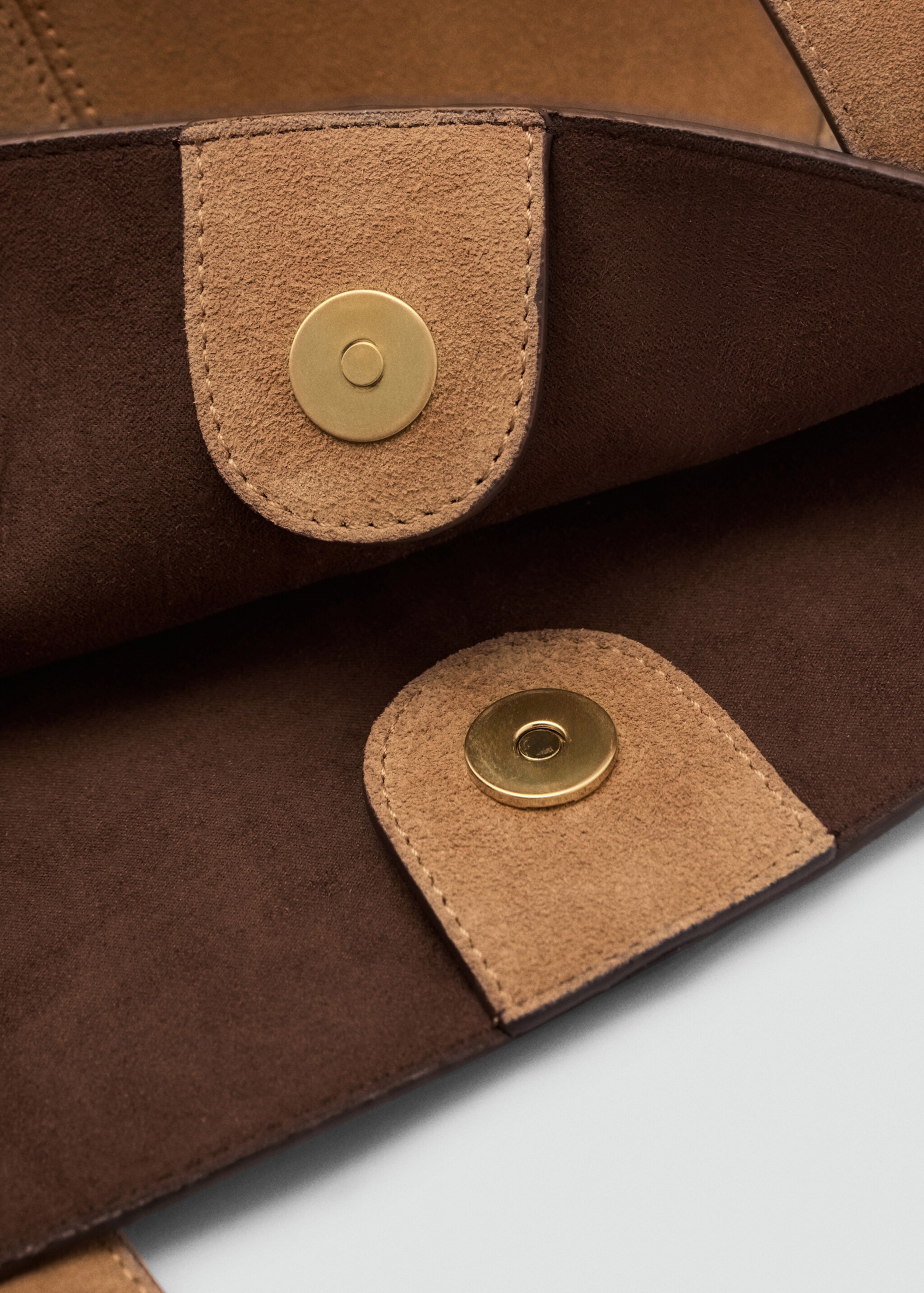 Suede mini shopper bag - Details of the article 3
