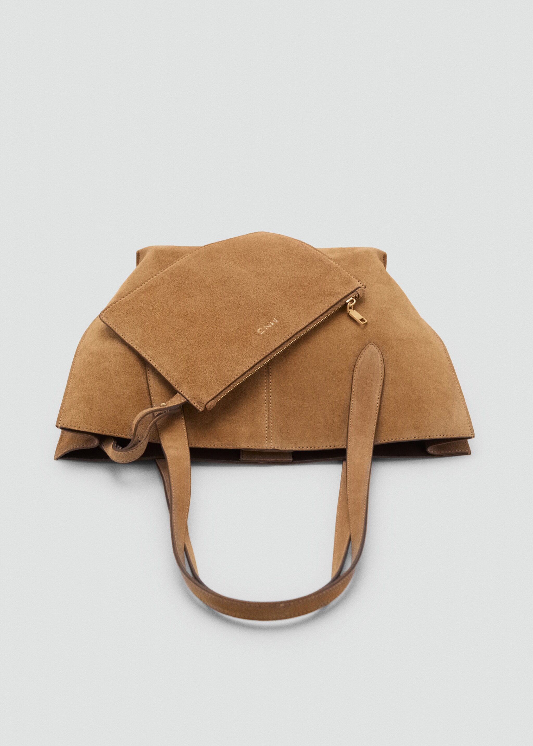 Suede mini shopper bag - Details of the article 4