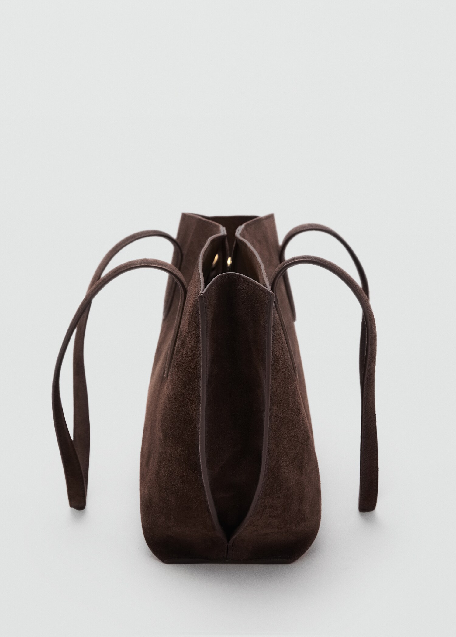 Suede mini shopper bag - Details of the article 1