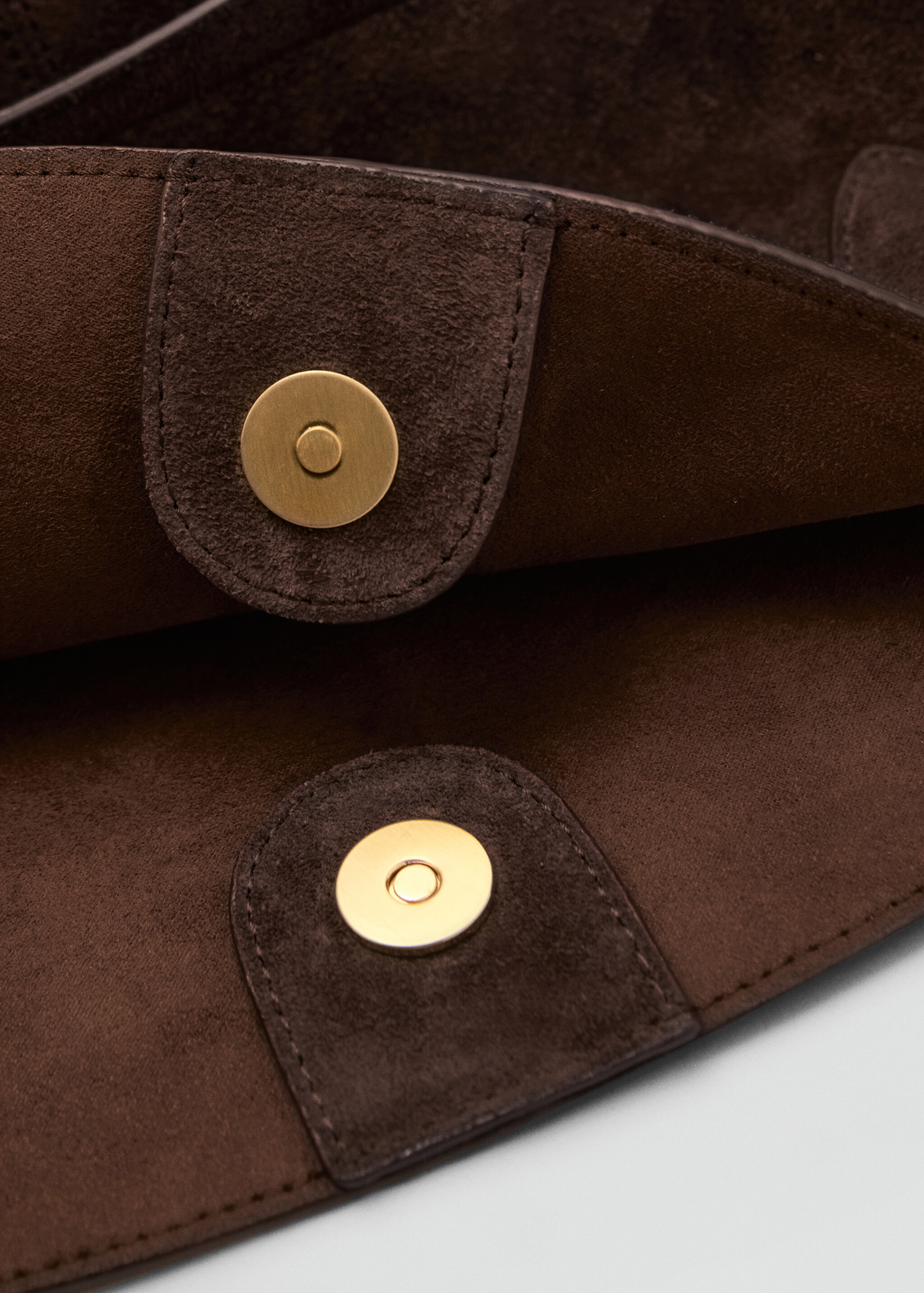 Suede mini shopper bag - Details of the article 3