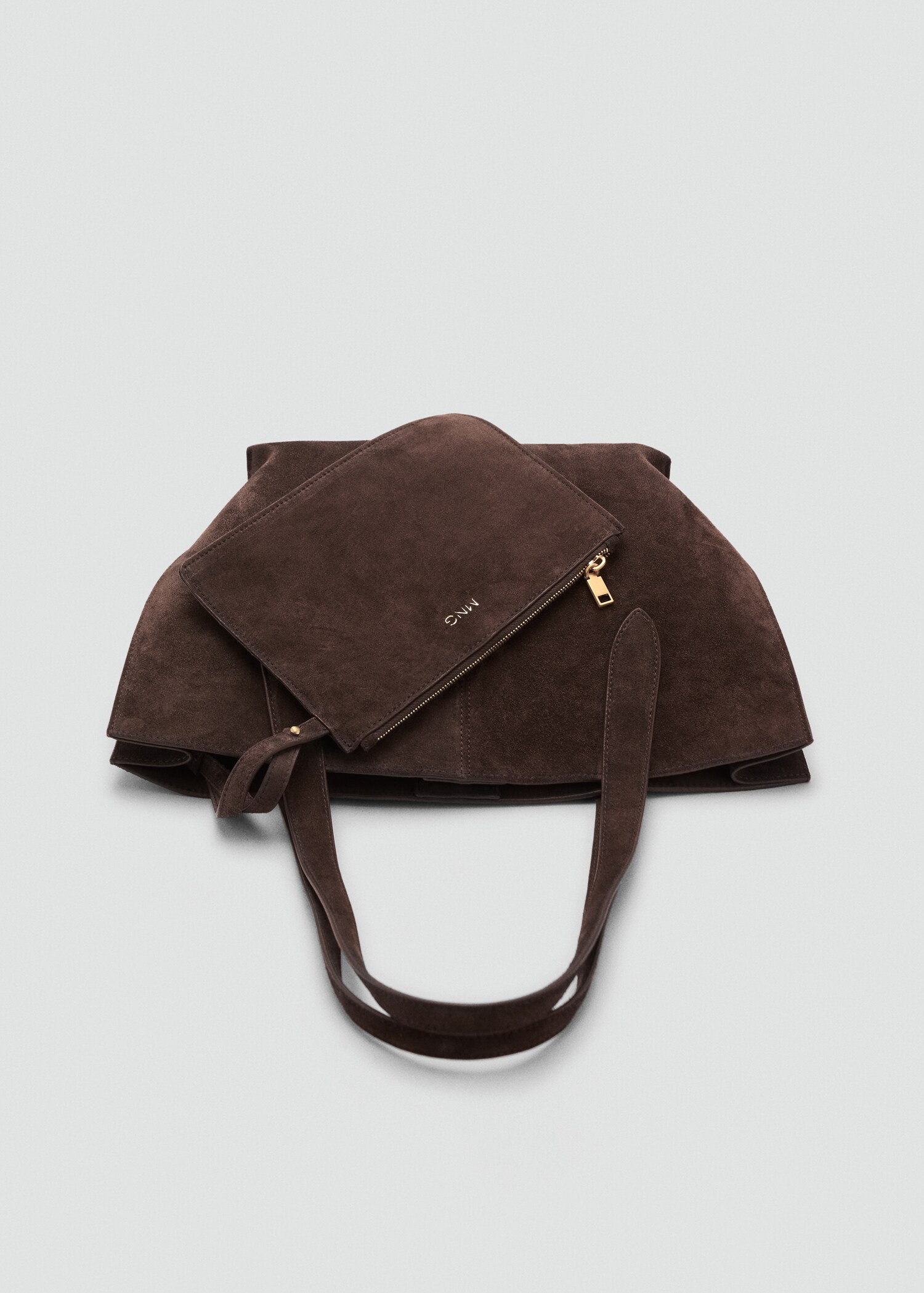 Suede mini shopper bag - Details of the article 4