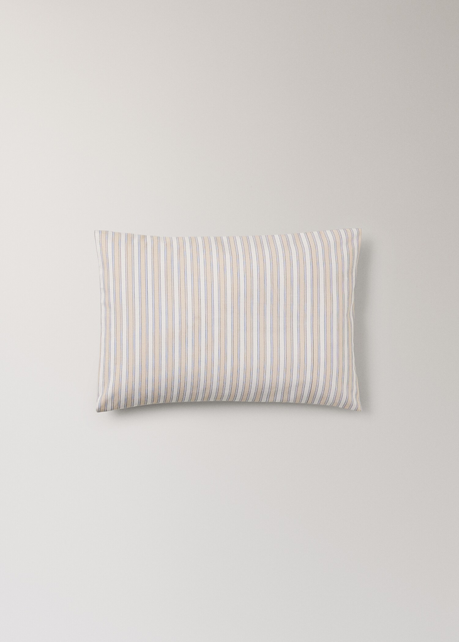 Percale cotton stripe-print set of sheets for mini-cot - Details of the article 2