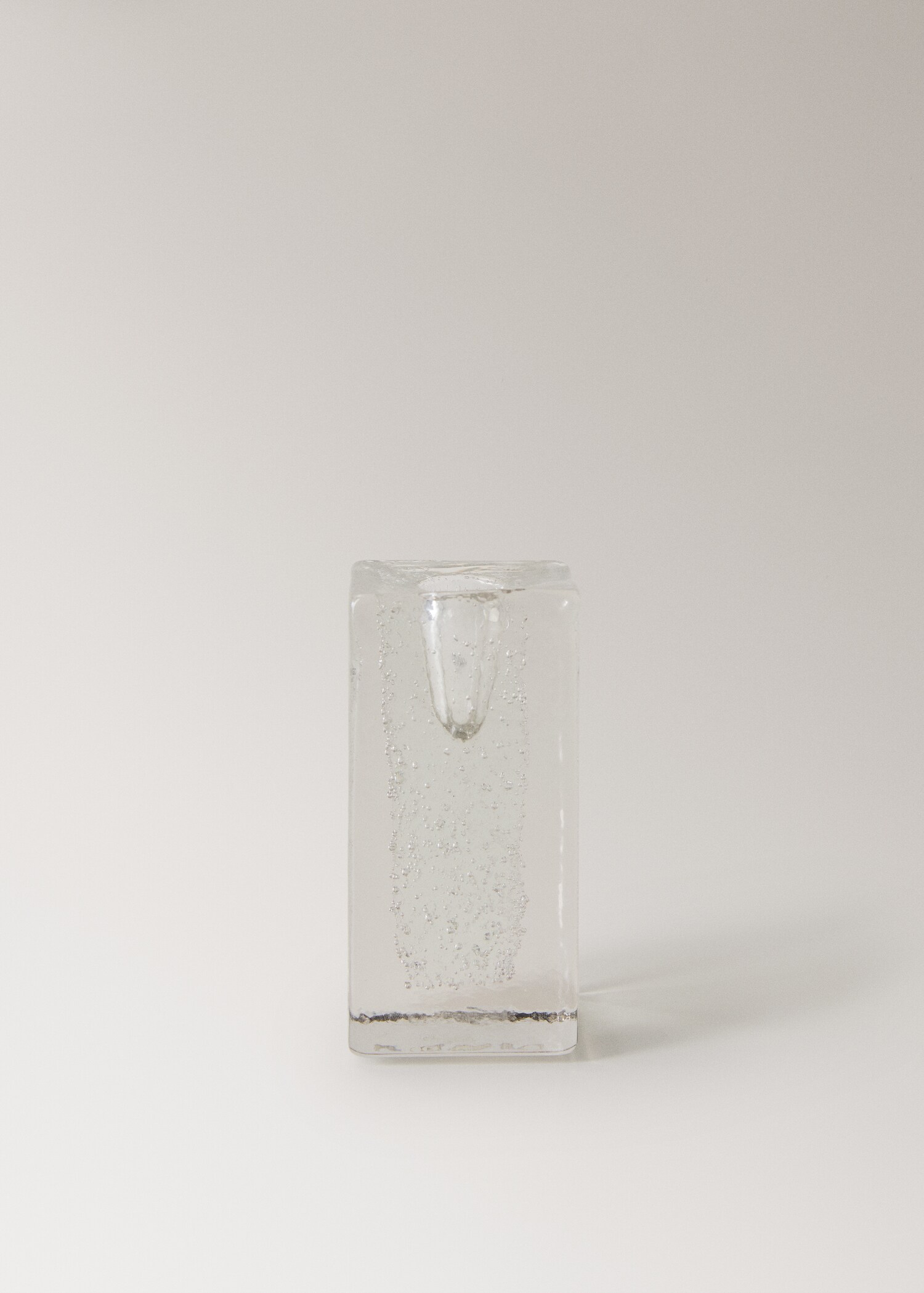 Tall bubble glass candlestick - Details of the article 3