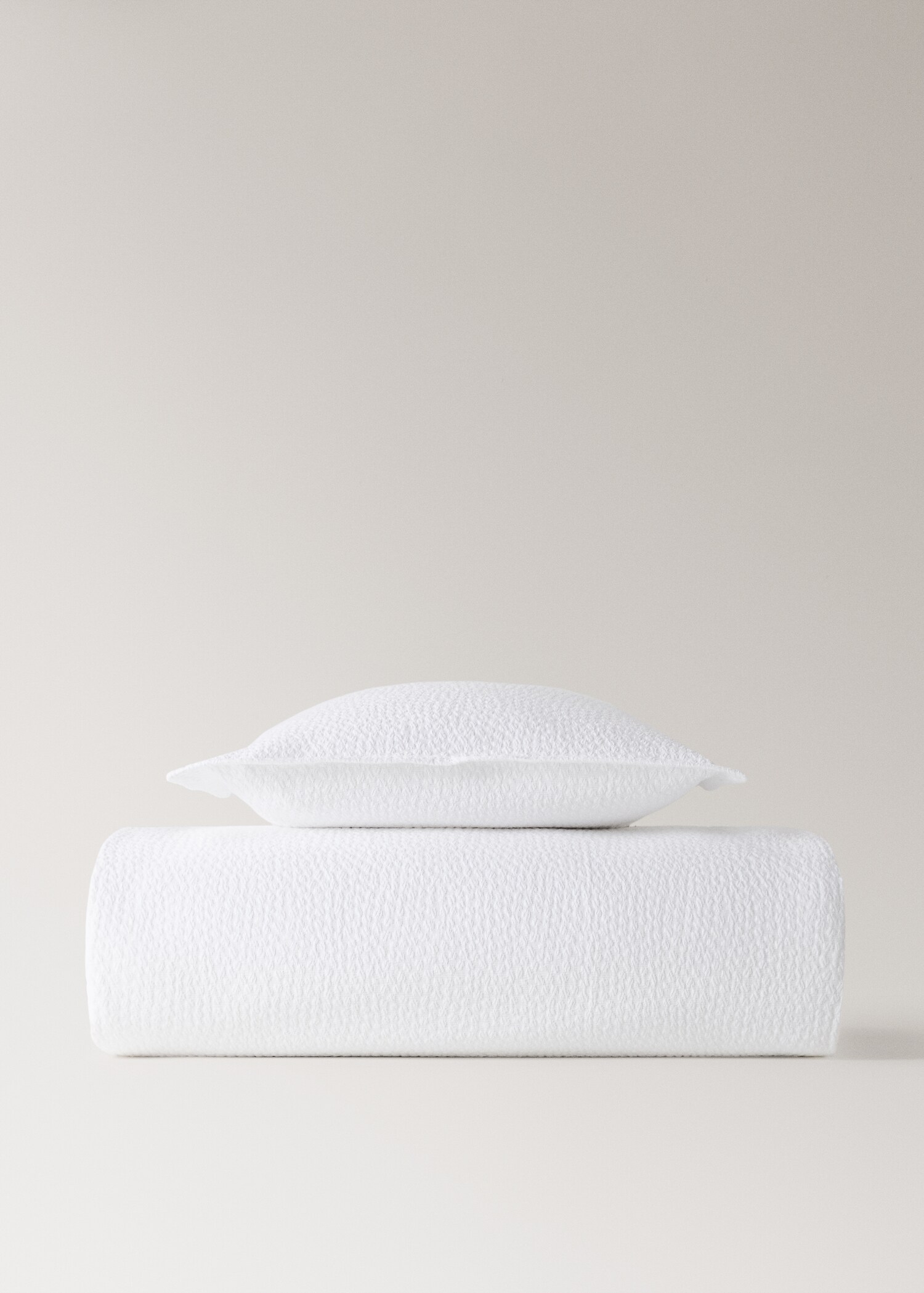 Colcha algodón jacquard textura cama 90 cm - Detalle del artículo 3