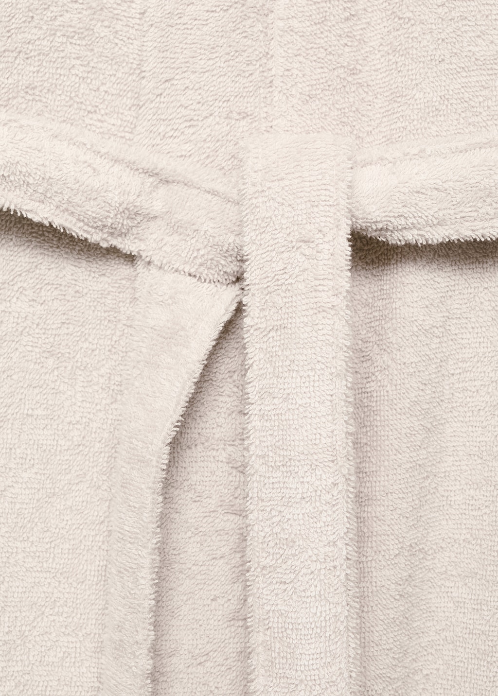Terry cotton bathrobe
