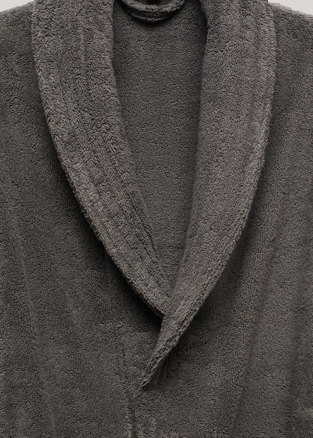 Soft cotton bathrobe