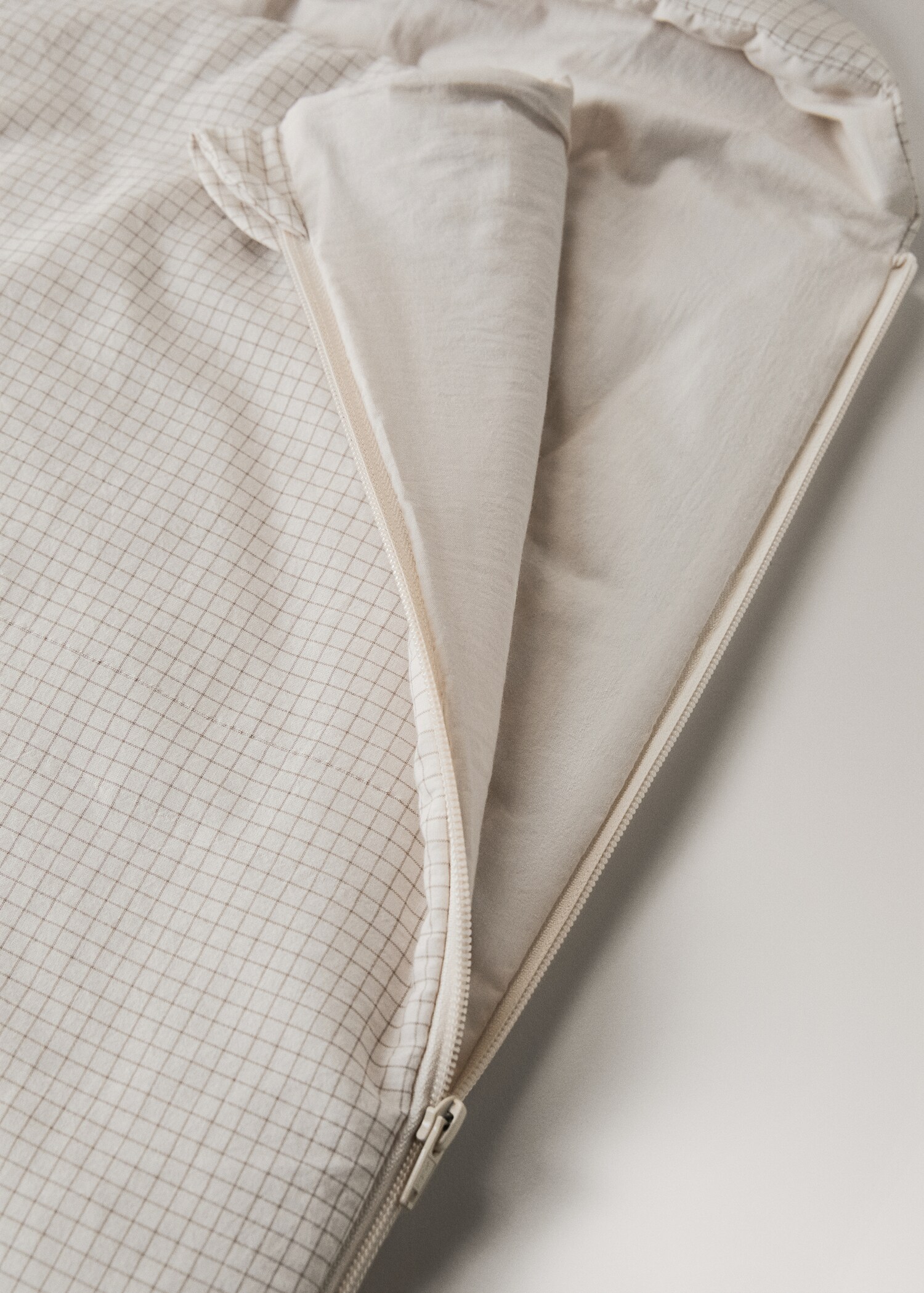 Mini checkered cotton stroller bag - Детальніше про товар 2