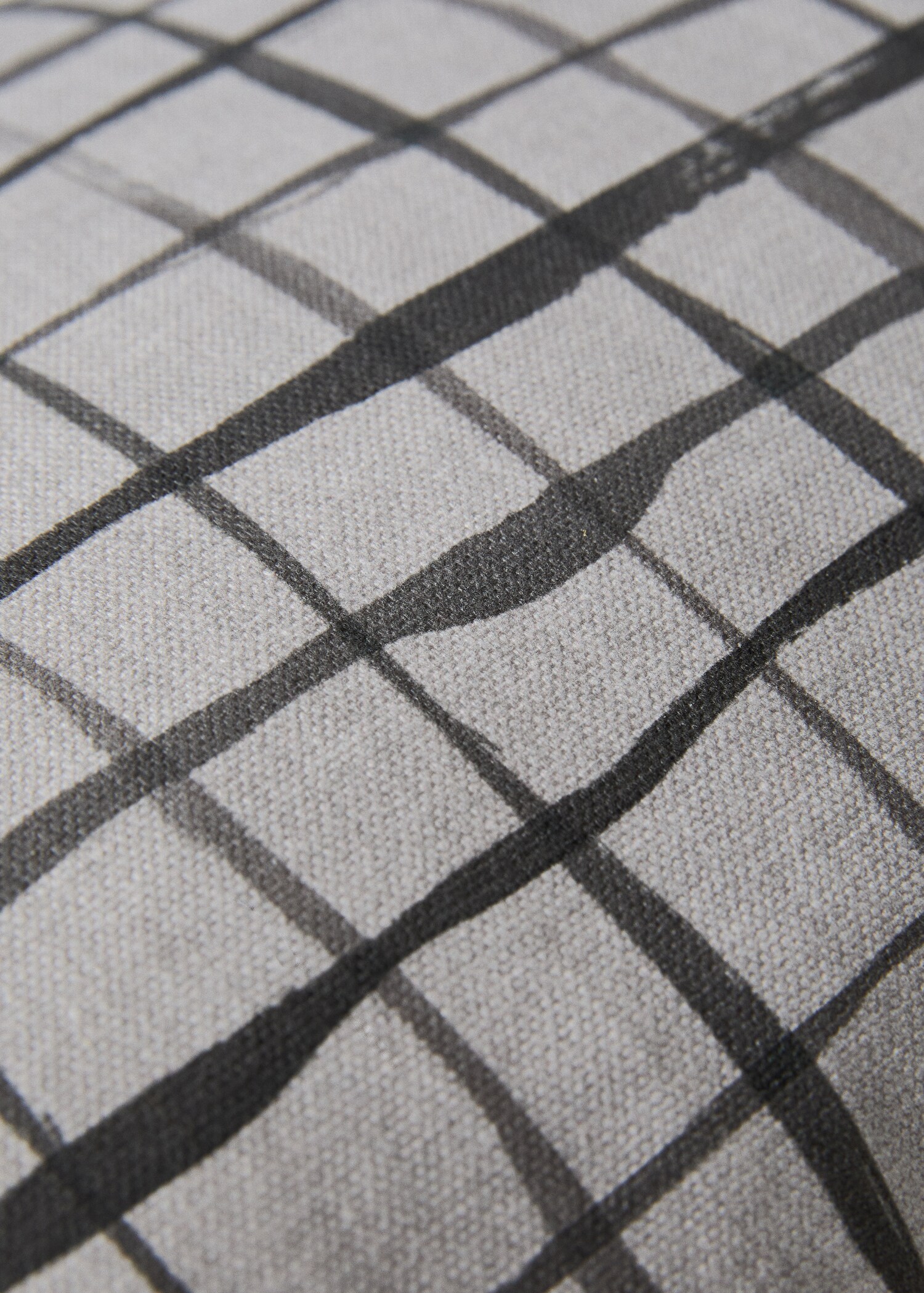 Housse de coussin imprimé à carreaux - Détail de l'article 3