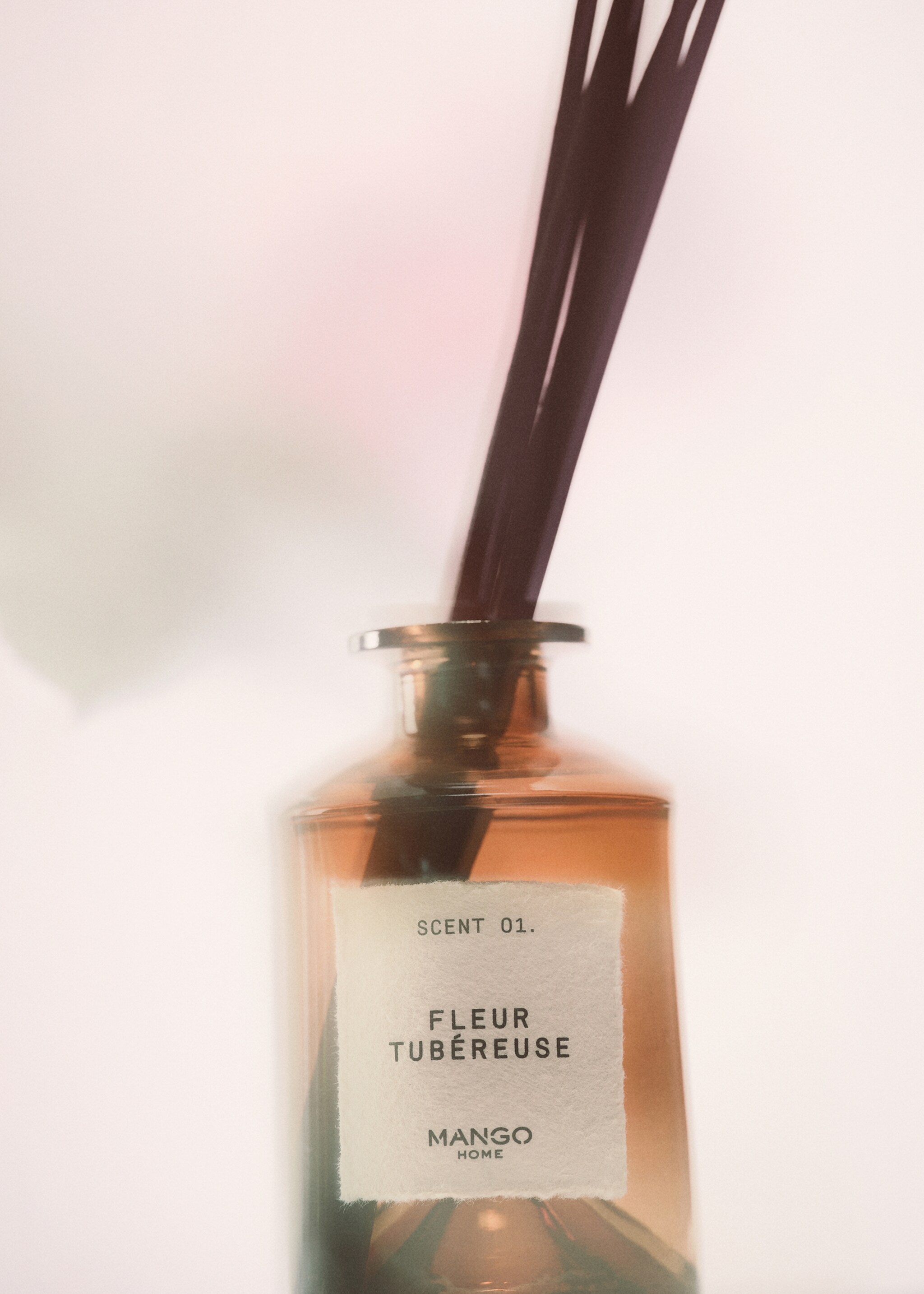 FLEUR TUBÉROSE mikado diffuser 200 ml - Details of the article 6, Brown. Ref: 17061585-00.
