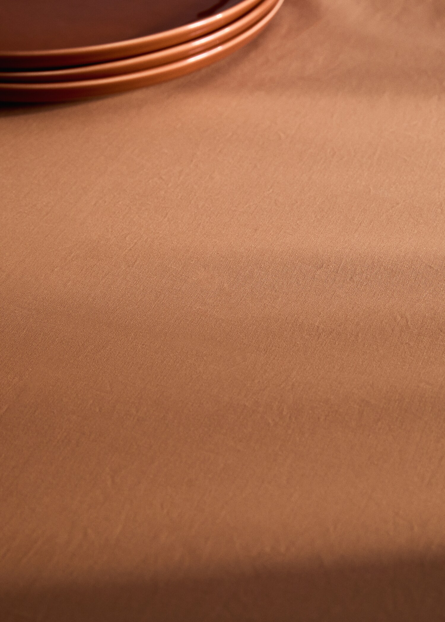 Resin cotton overlocked tablecloth 8 to 10 diners - Details of the article 7