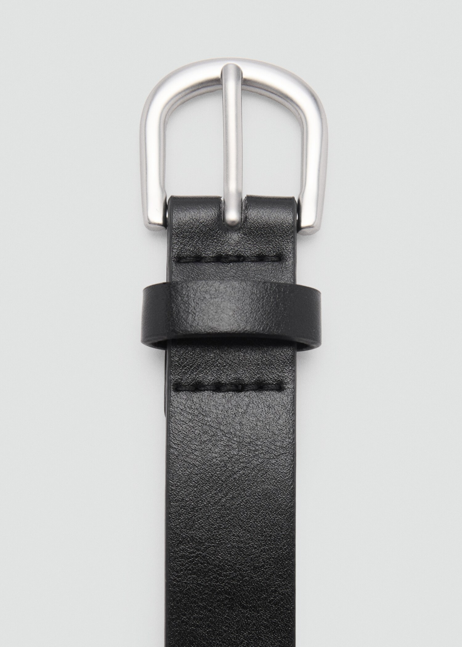 Leather-effect belt - Medium plane