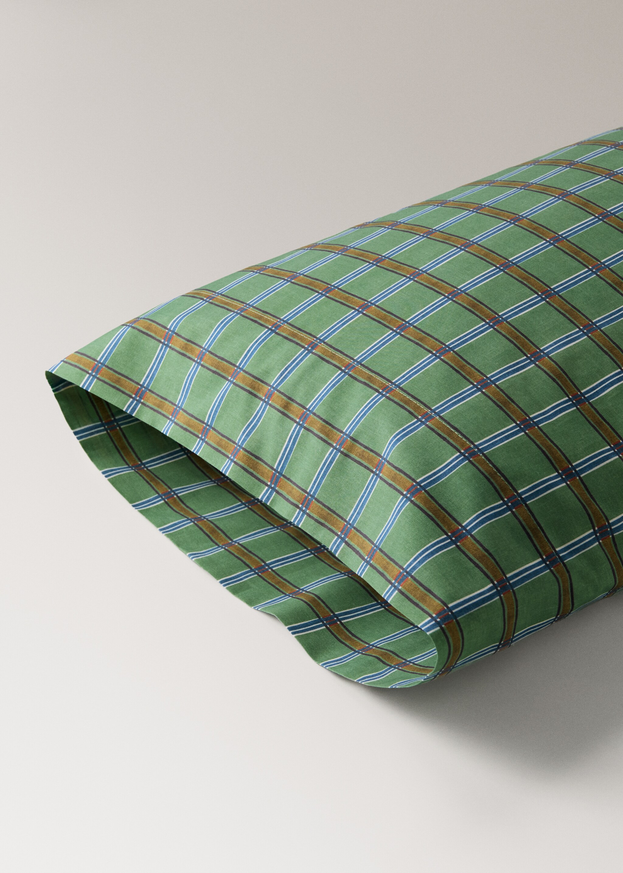 Pillow case qua - Details of the article 2, Green. Ref: 17062037-00.