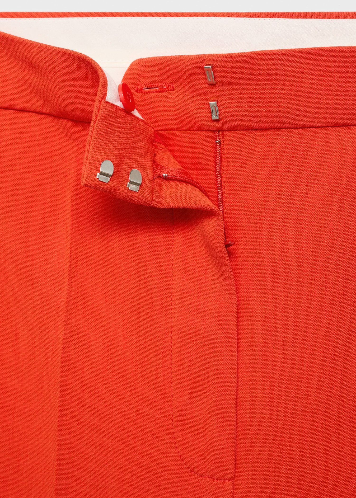 Pantalón recto traje tiro medio - Detalle del artículo 0