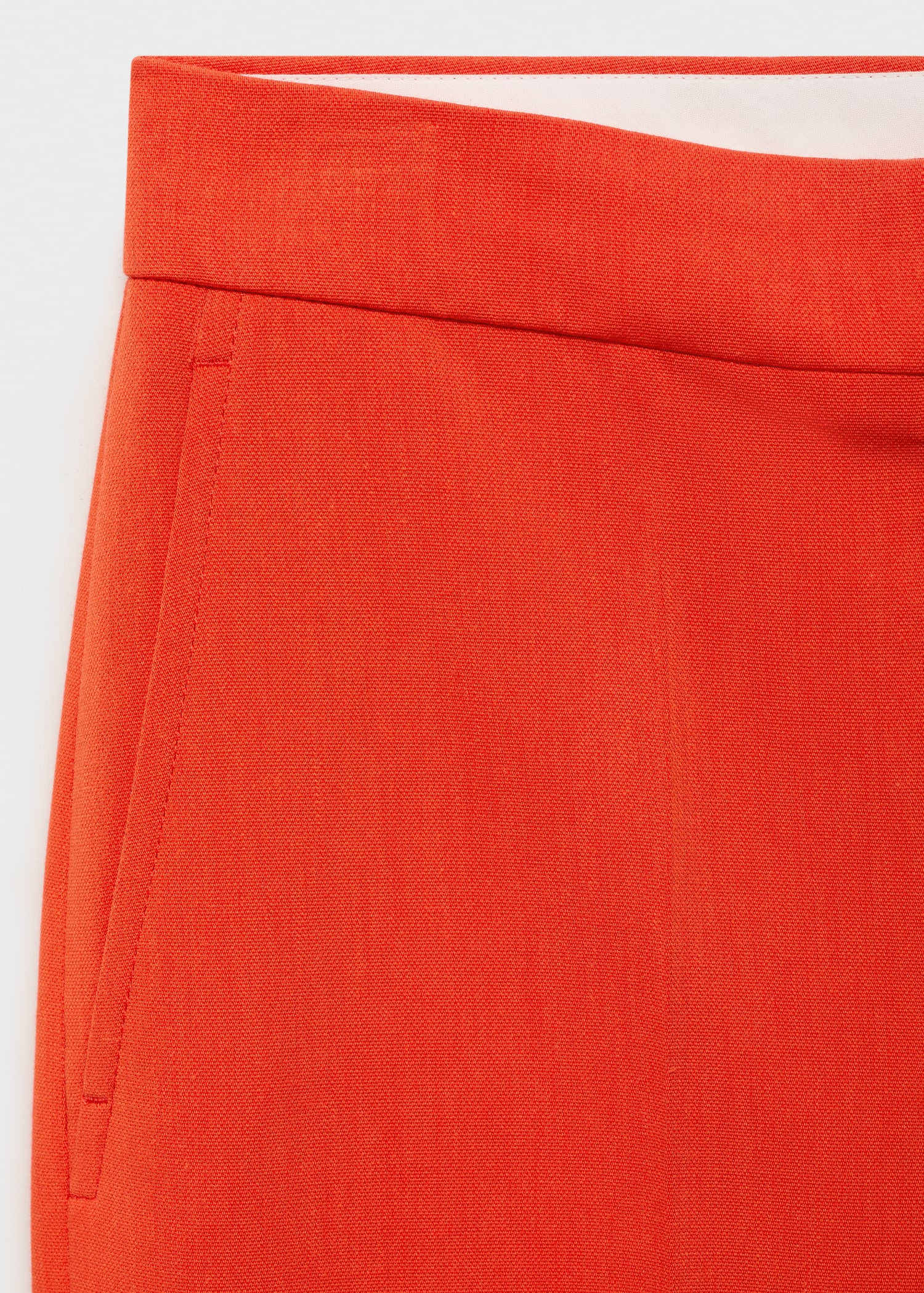 Pantalón recto traje tiro medio - Detalle del artículo 8