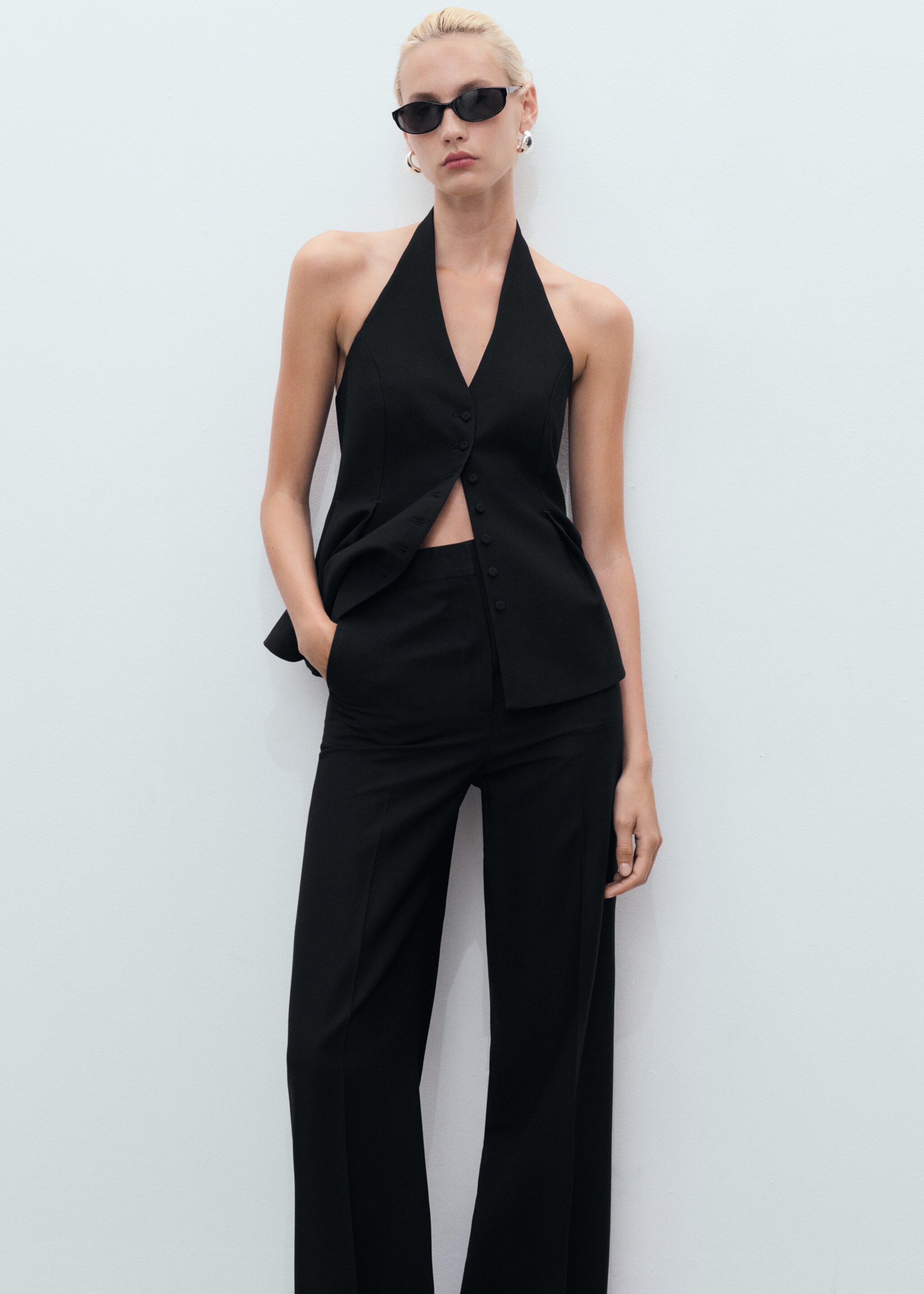 Pantalon de costume droit taille normale - Détail de l'article 1