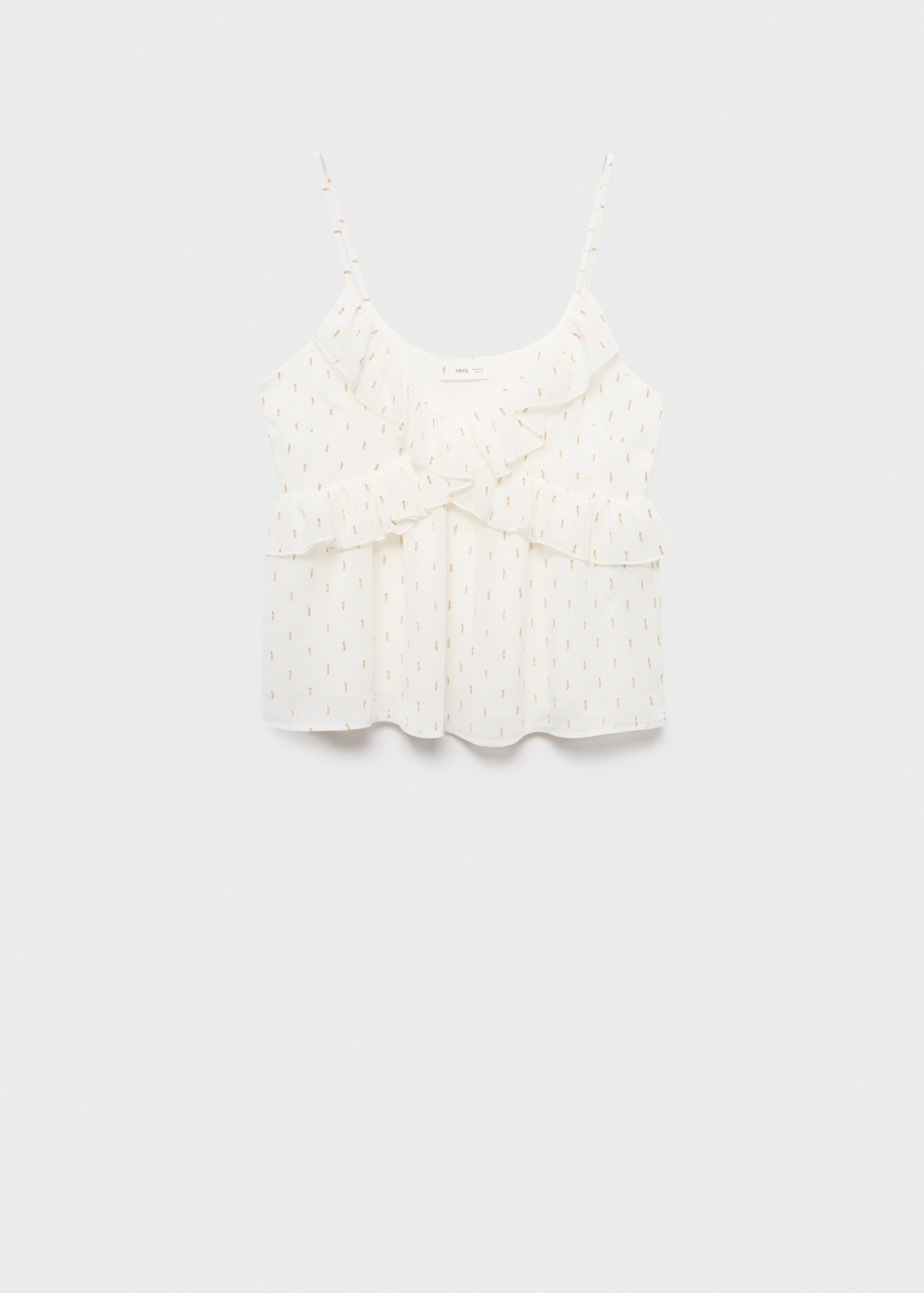 Lurex plumeti top - Article without model