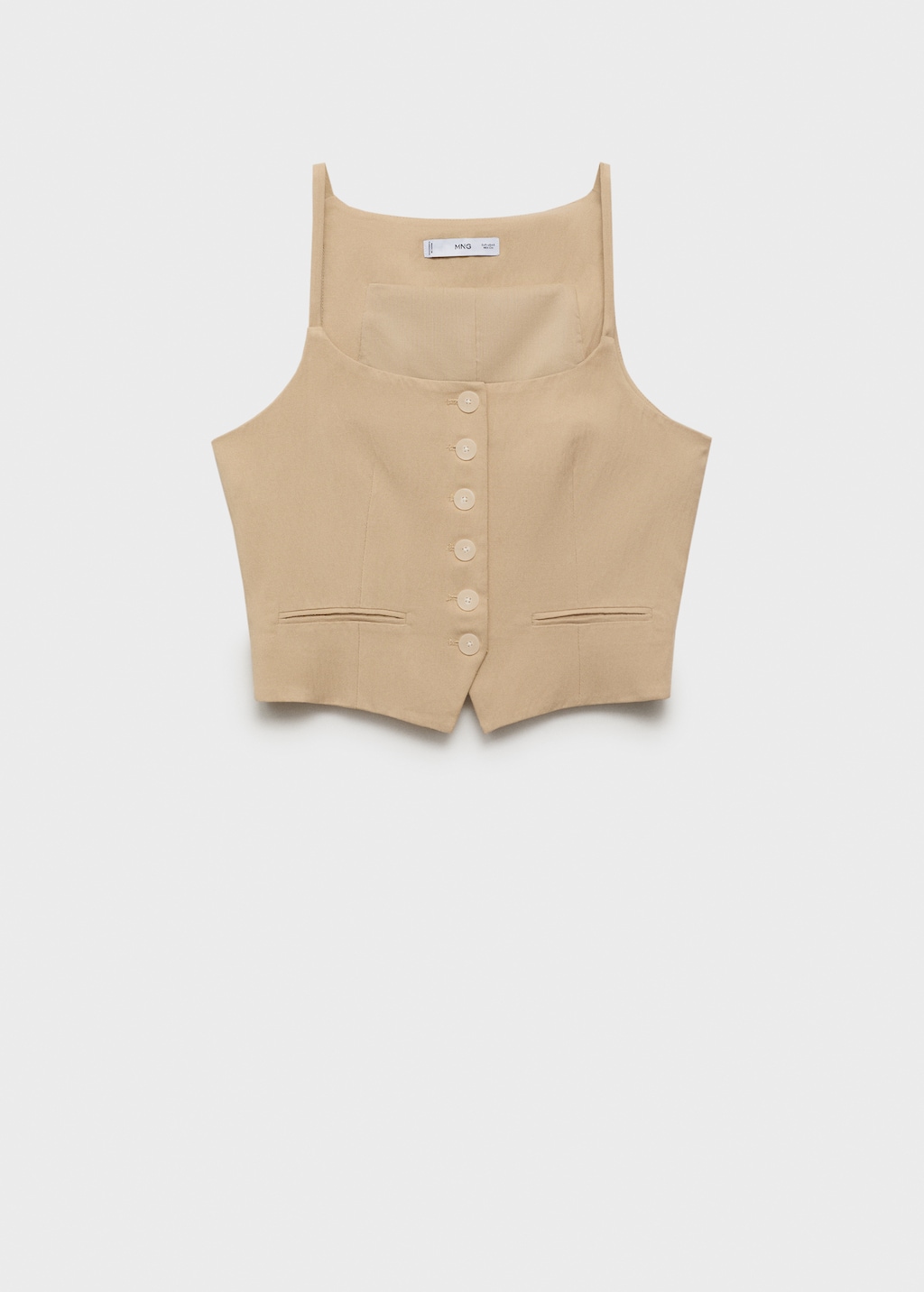 Lyocell suit vest - Women | MANGO USA