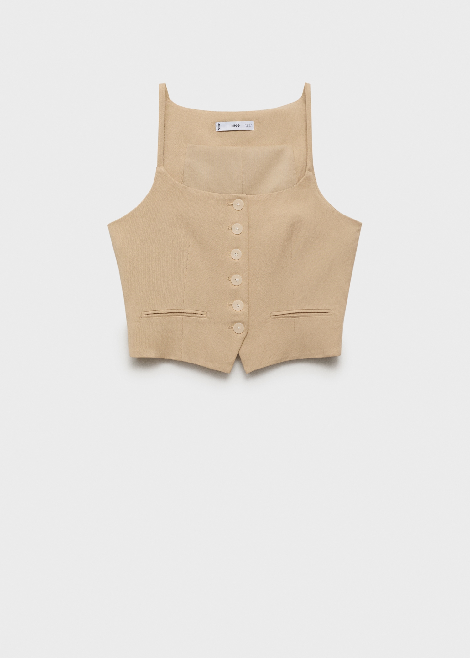 Lyocell suit waistcoat - Article without model