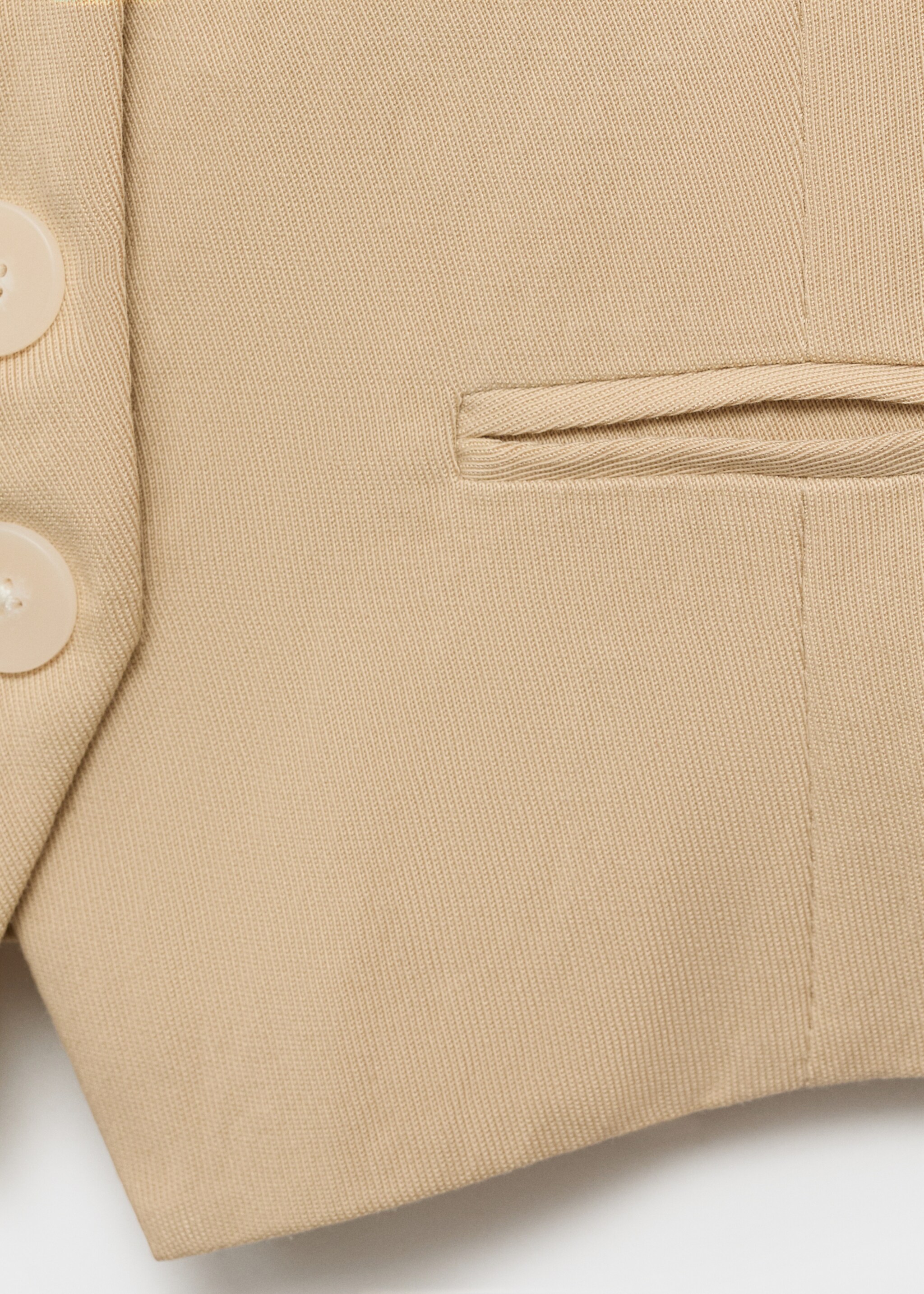 Lyocell suit waistcoat - Details of the article 0