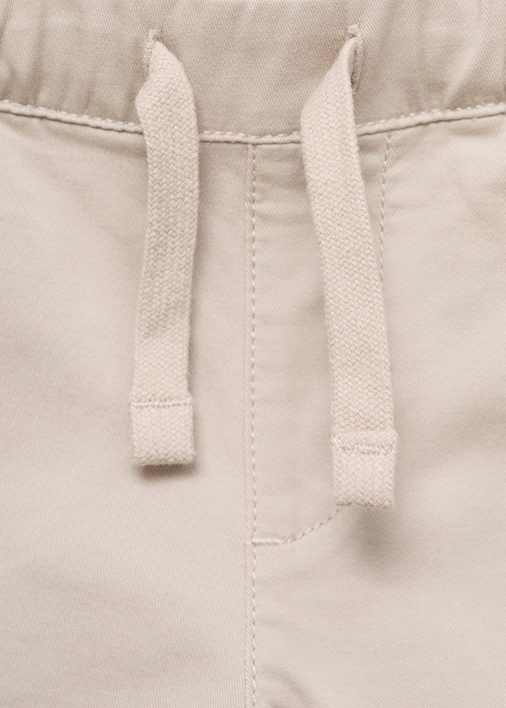 Drawstring cotton pants