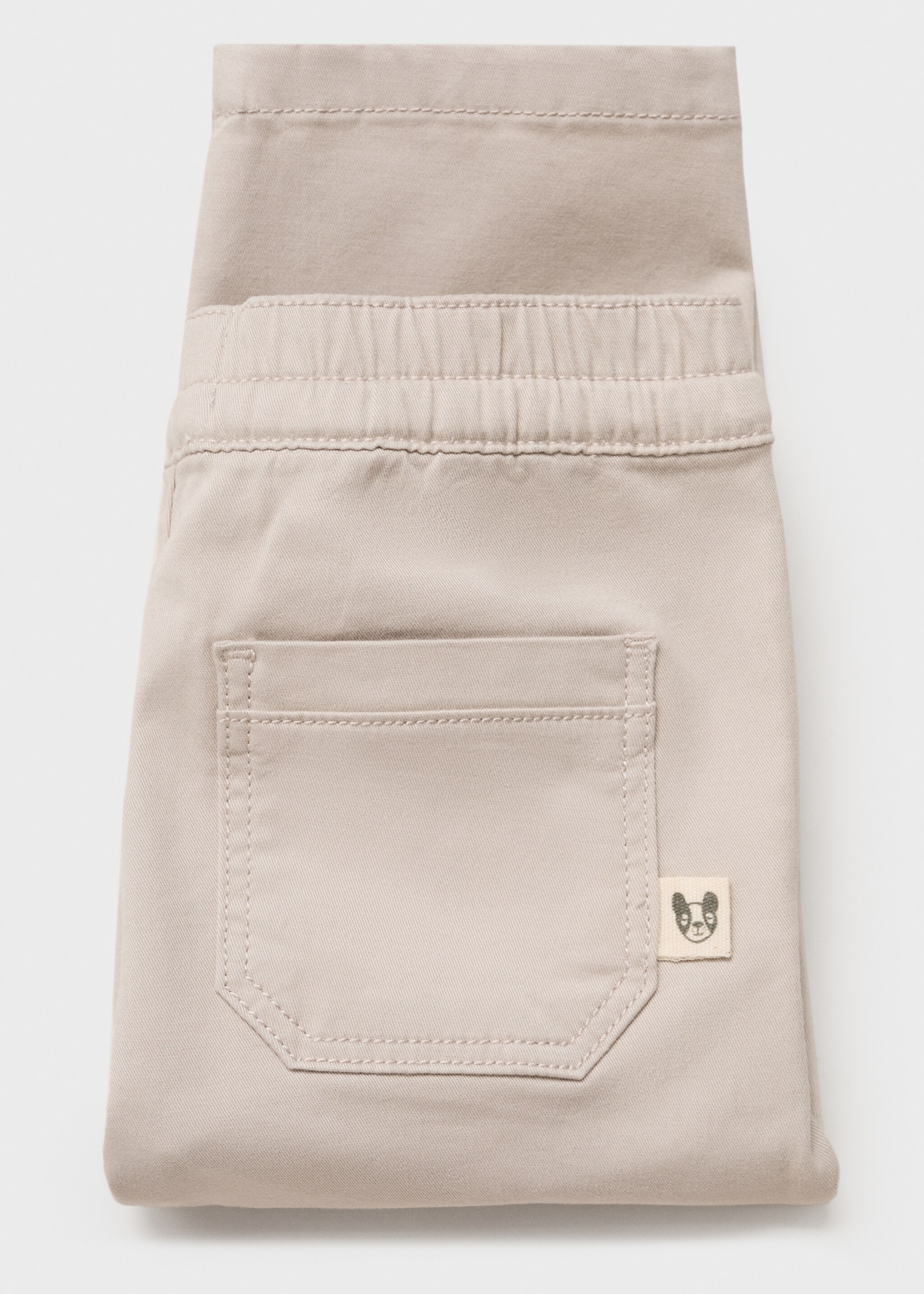 Drawstring cotton trousers - Details of the article 8