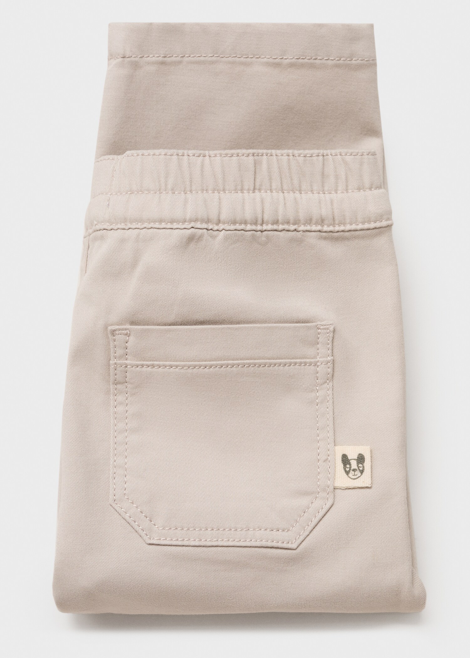 Drawstring cotton trousers - Details of the article 8
