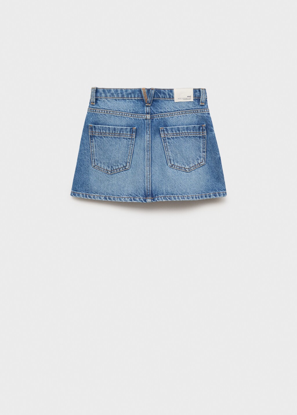 【ANDMARY 】fur pocket denim skirt ANDMARY】Fur pocket denim skirt
