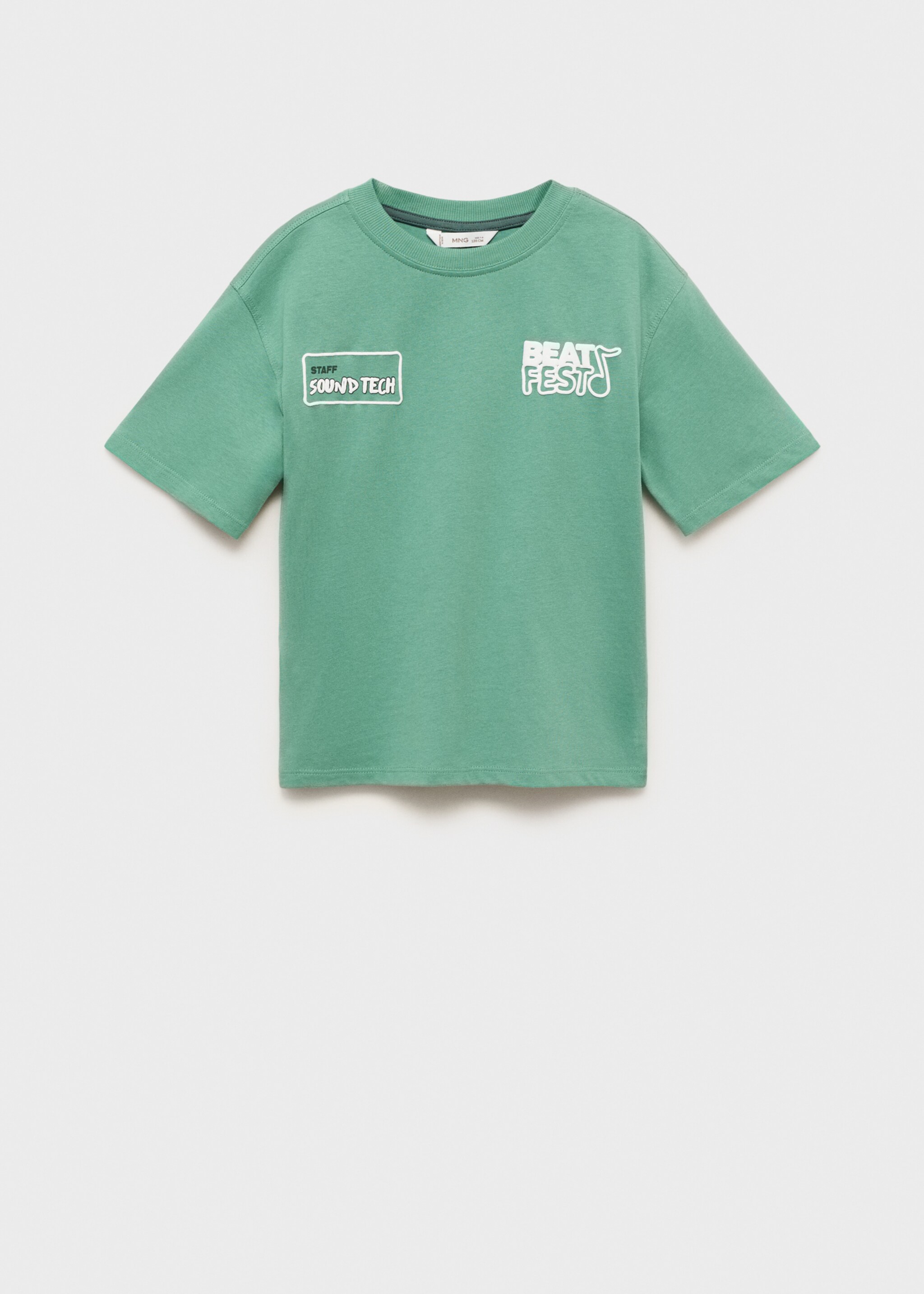T-shirt imprimé lettres en relief - Article sans modèle