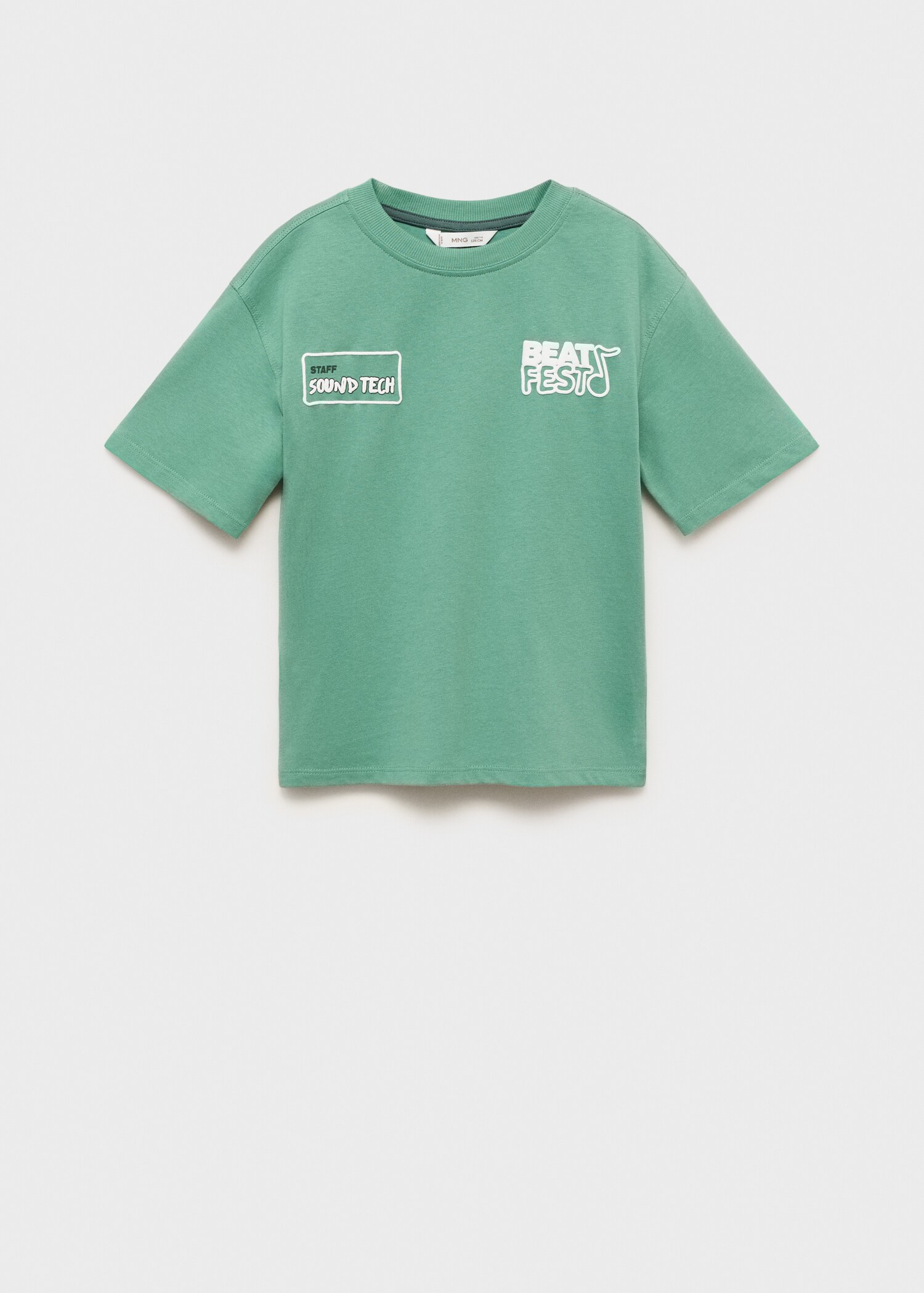T-shirt imprimé lettres en relief - Article sans modèle