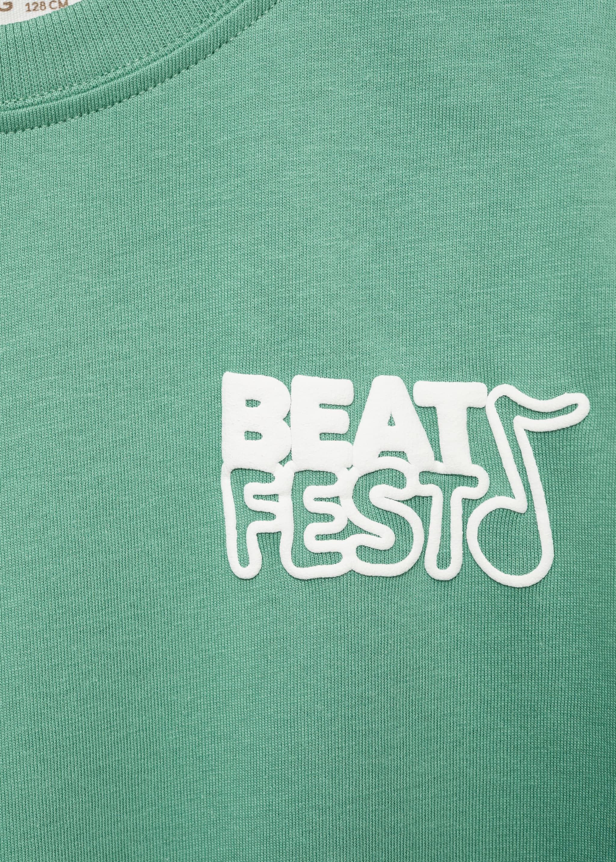 T-shirt imprimé lettres en relief - Détail de l'article 8