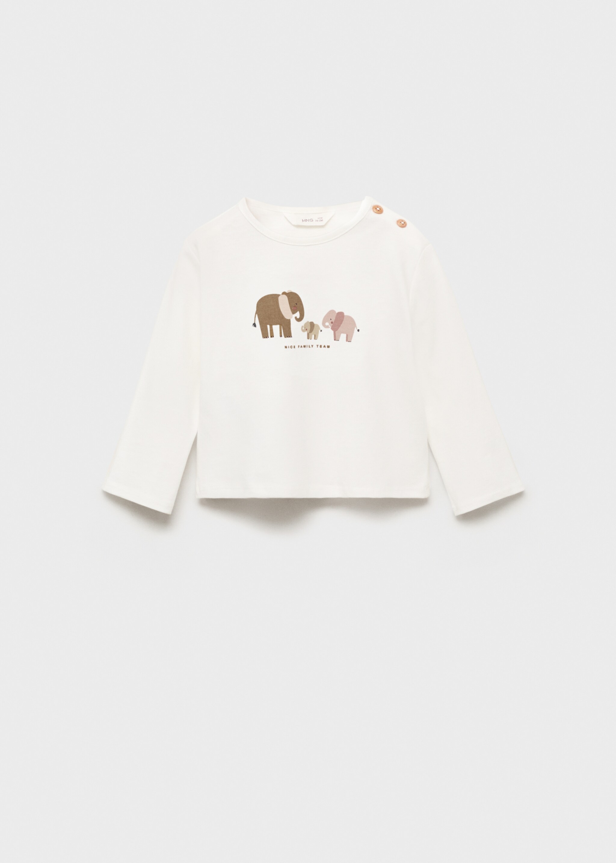 T-shirt imprimé relief - Article sans modèle