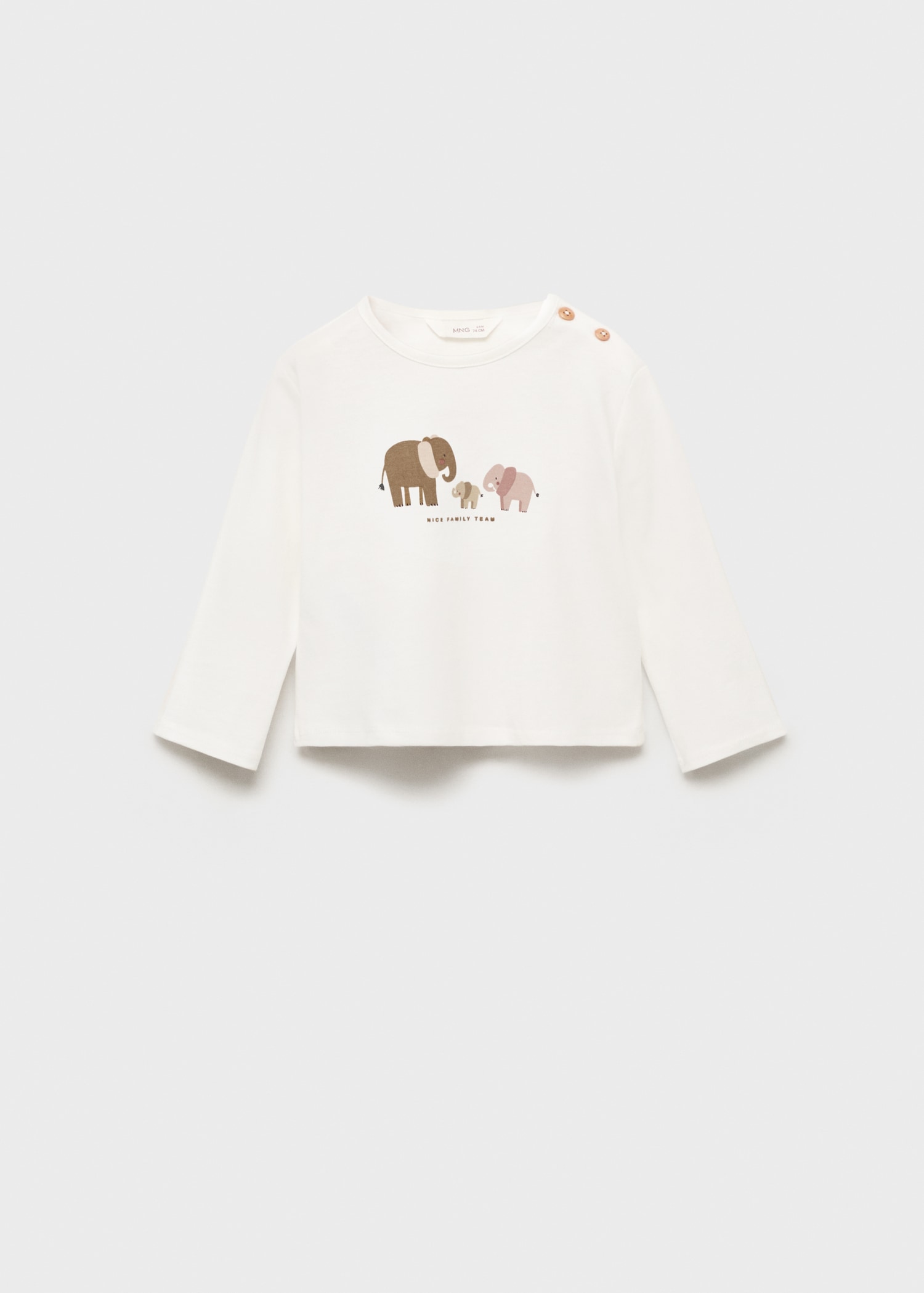 T-shirt imprimé relief - Article sans modèle