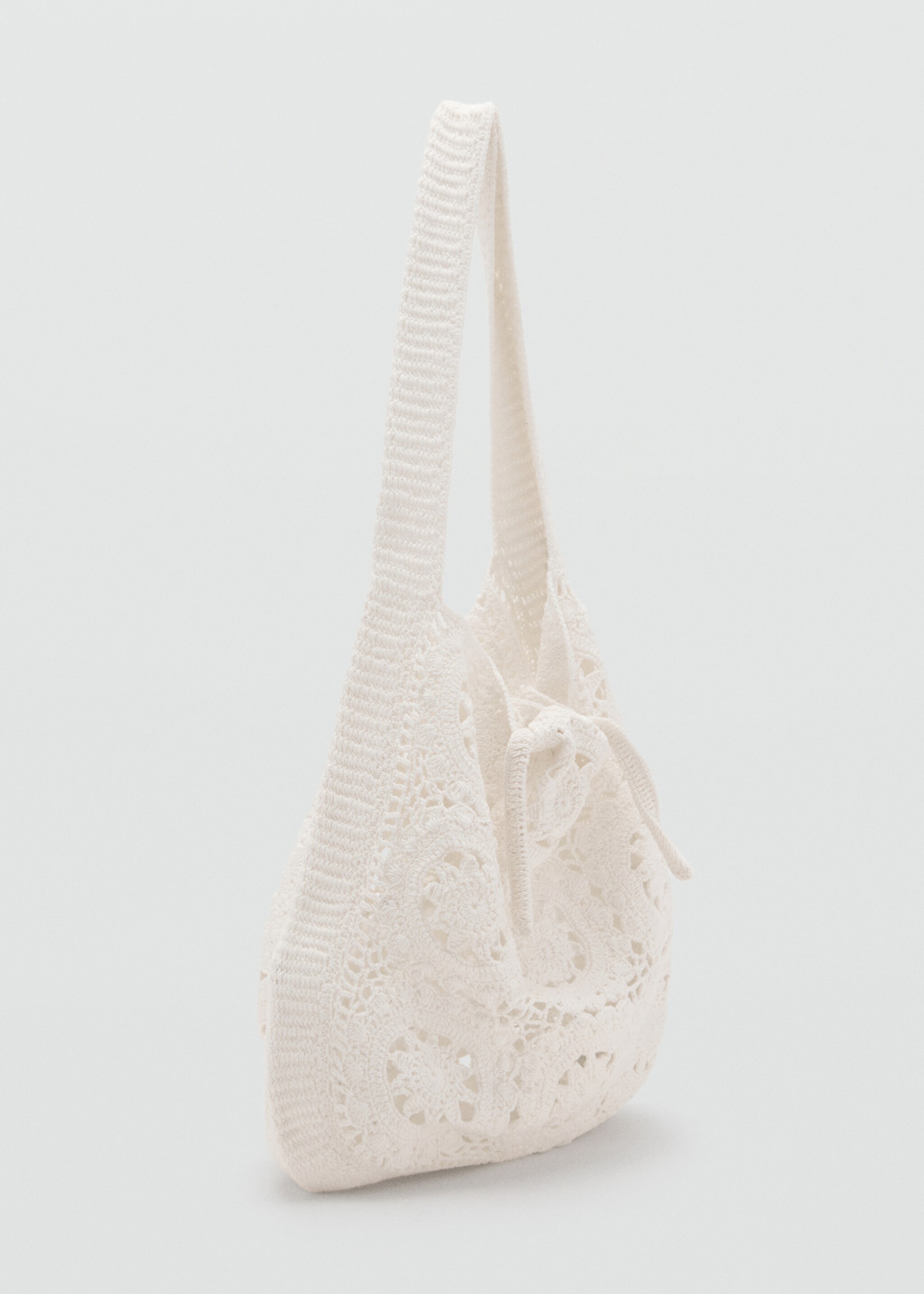 Gehäkelte Shopper-Bag - Mittlere Ansicht