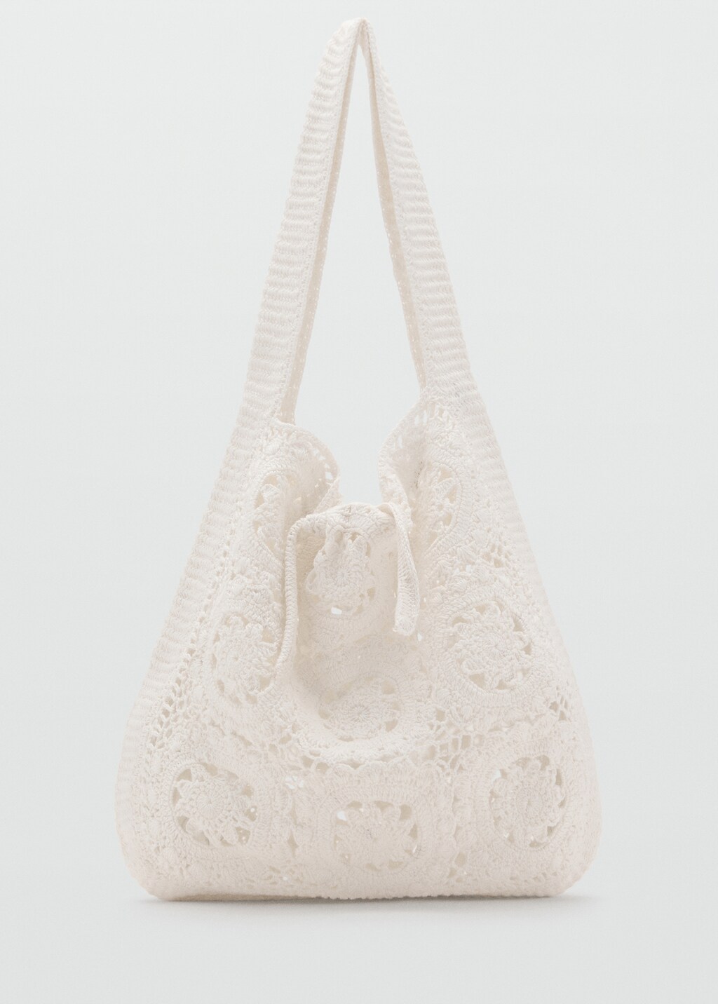 Crochet shopper bag - Women | MANGO USA