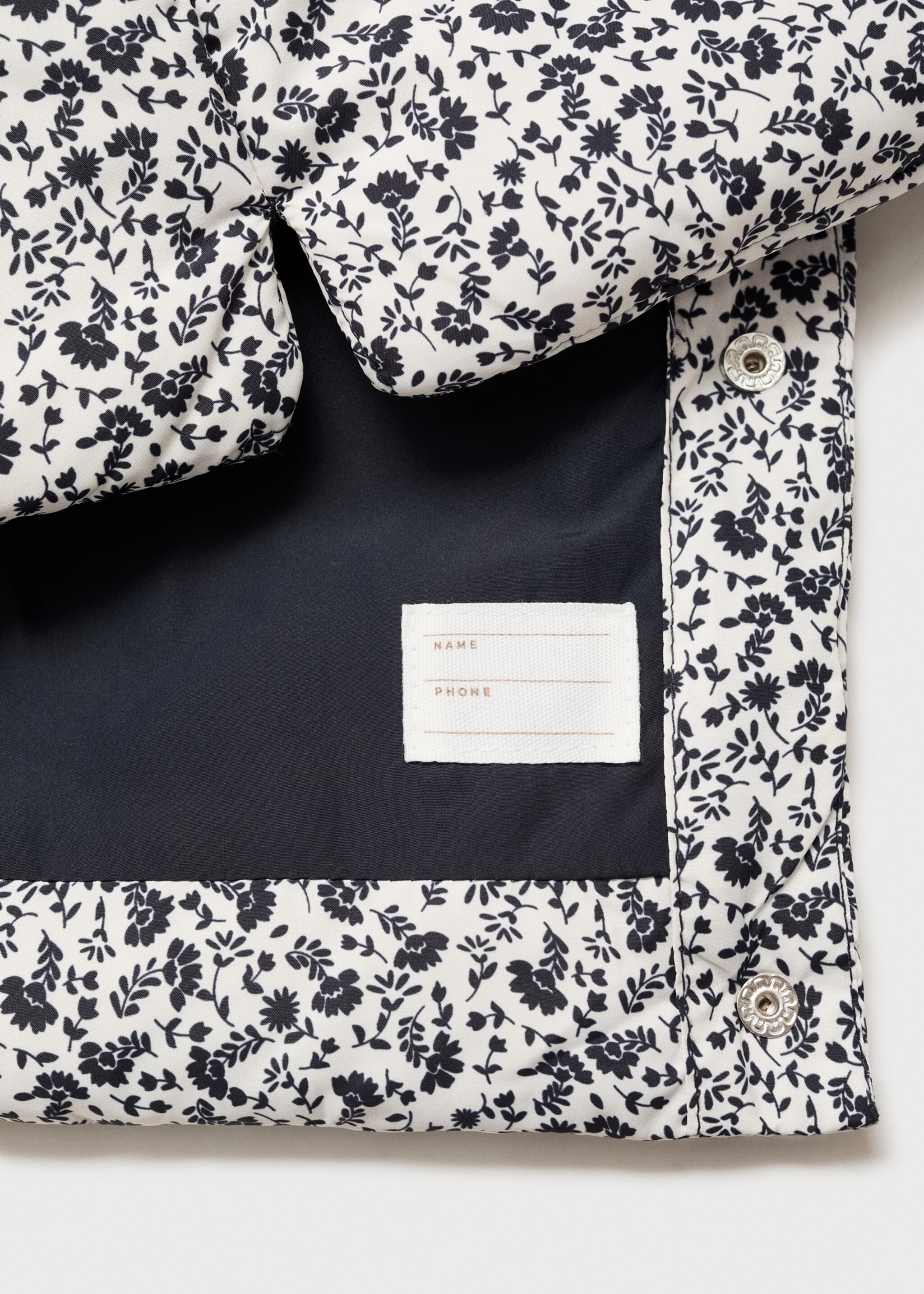 Gilet matelassé à fleurs - Détail de l'article 0