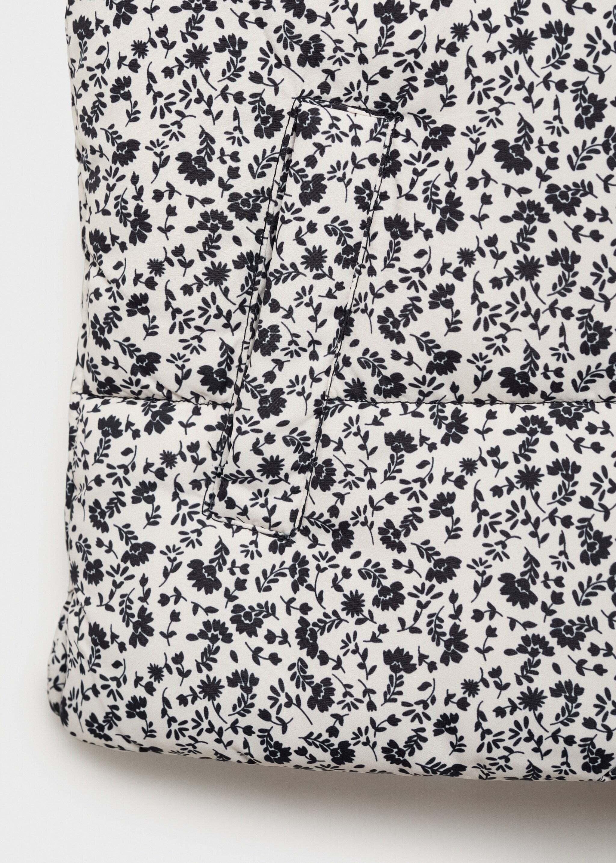 Gilet matelassé à fleurs - Détail de l'article 8