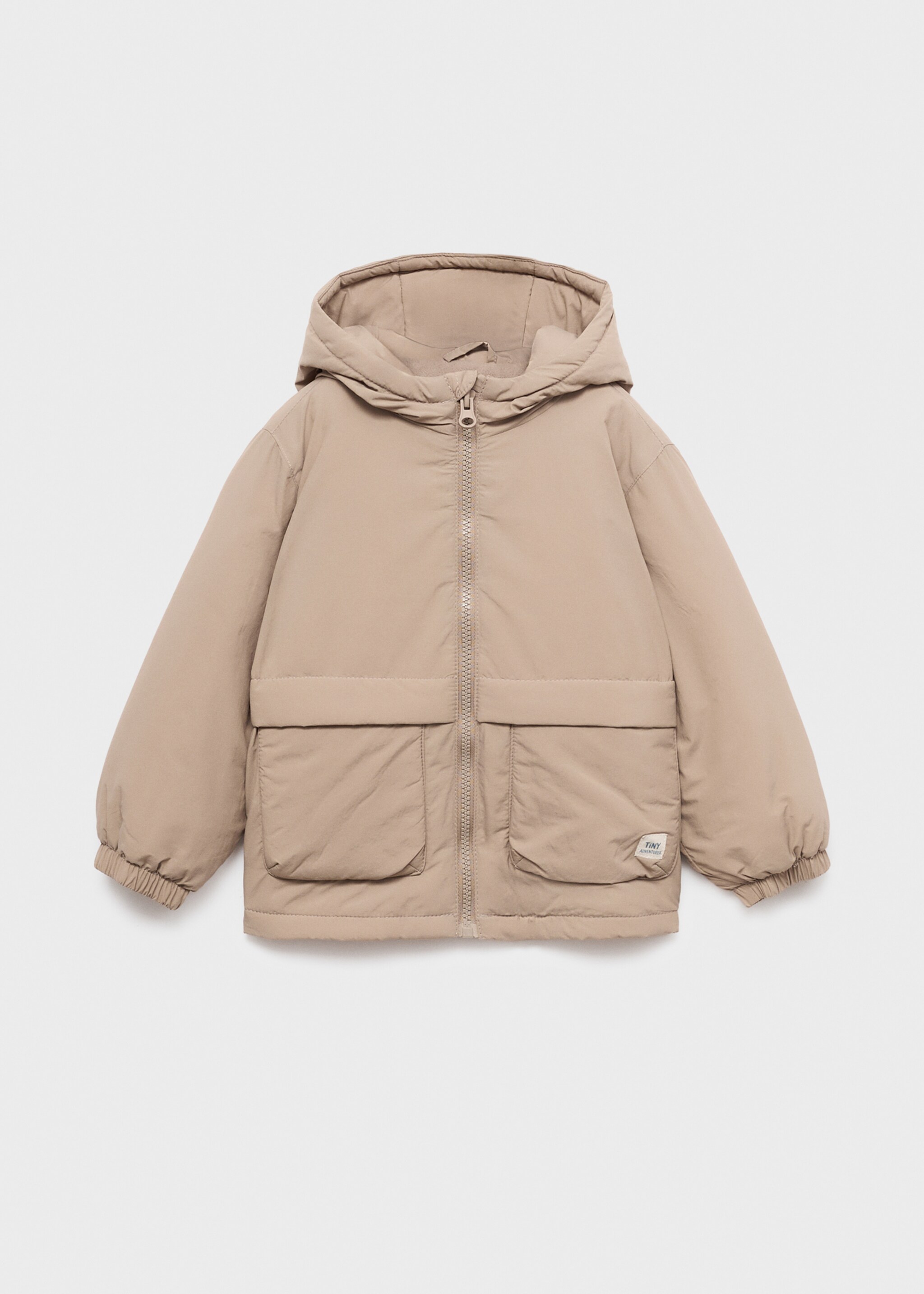 Hood quilted coat - Article without model