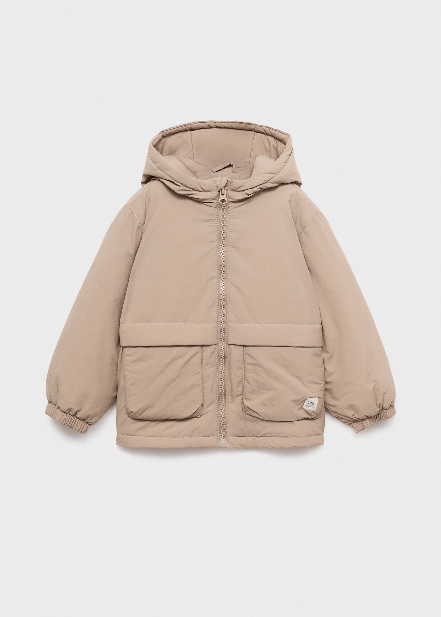 Hood quilted coat - Article without model