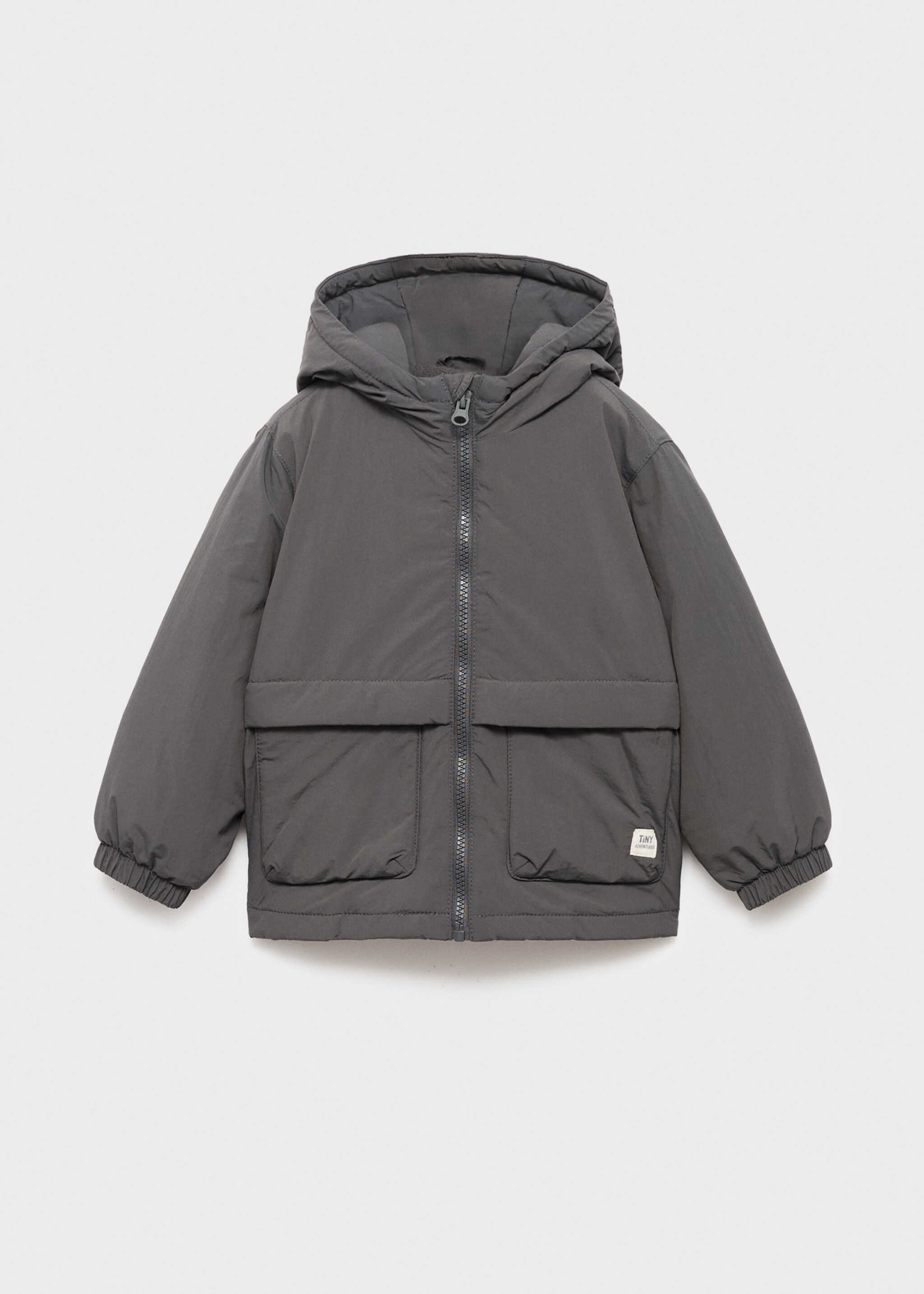 Hood quilted coat - Article without model