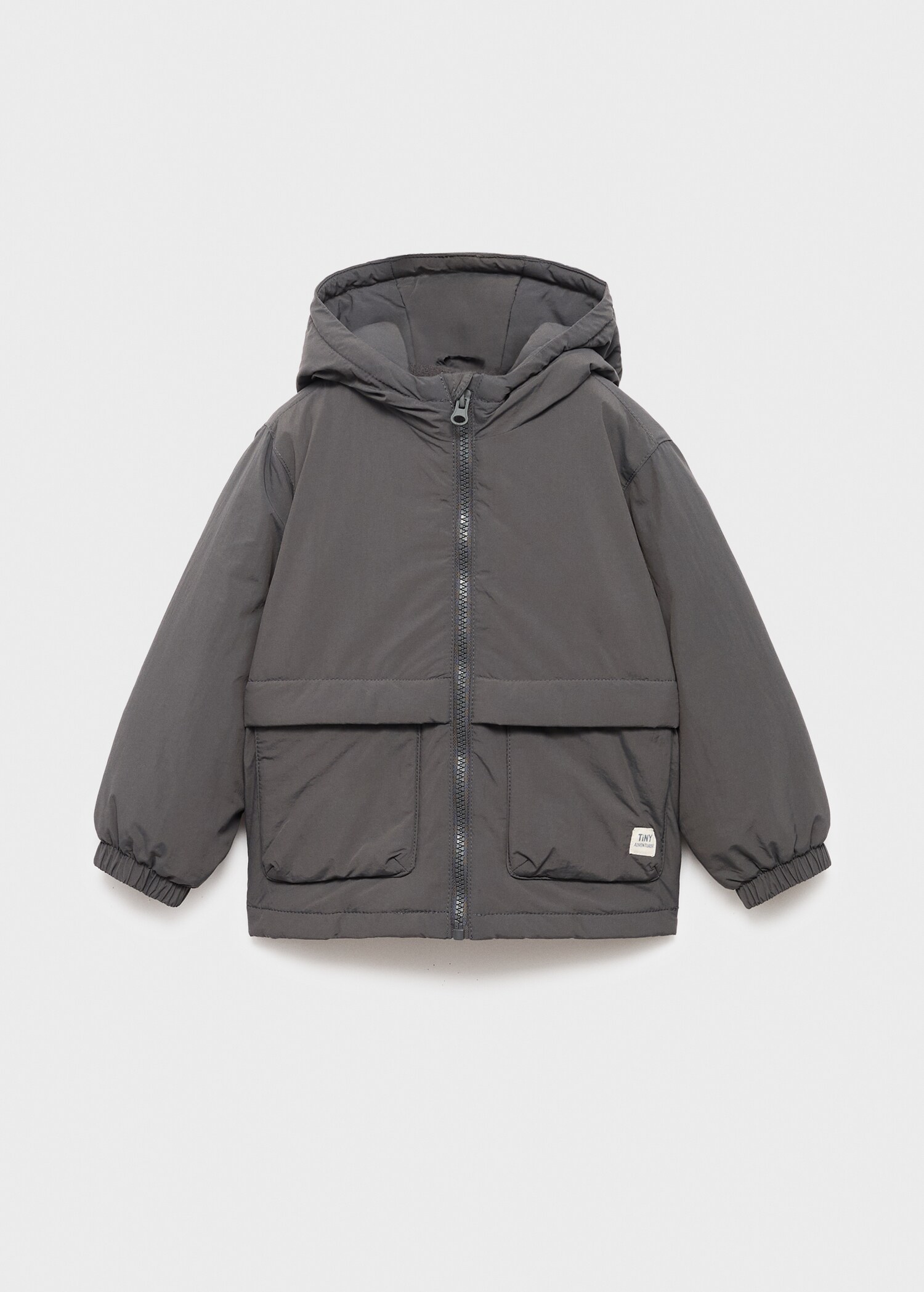Hood quilted coat - Article without model